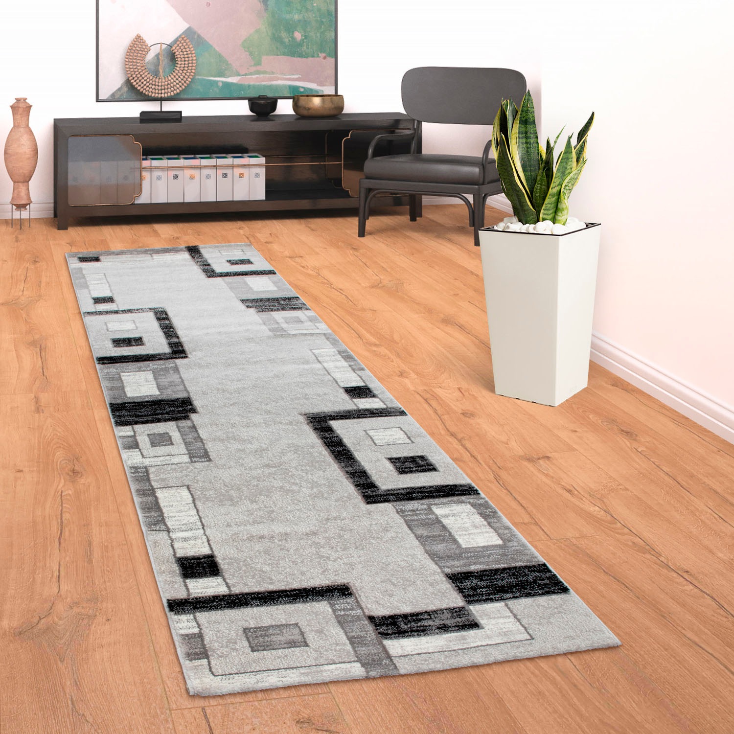 Runder Teppich 160 Großflächige Teppiche Für Wohnzimmer & Mehr – Moderne Designläufer Mit Rutschfester Unterseite Teppich Rund 140