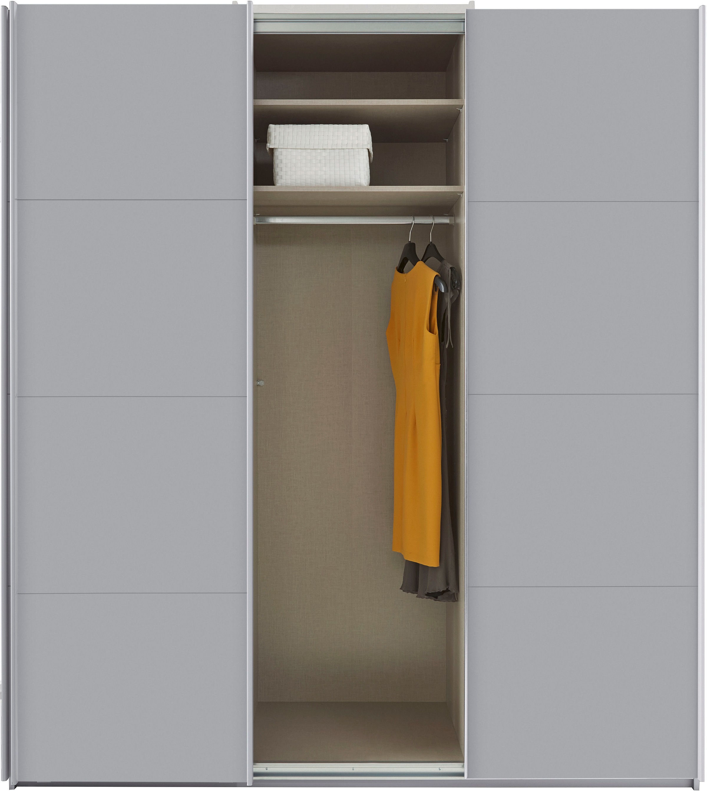 rauch Schwebetürenschrank »Kleiderschrank Schrank Garderobe TOPSELLER OTELI inkl. Inneneinteilung«, mit 3 Innenschubladen sowie zusätzlichen Einlegeböden MADE IN GERMANY