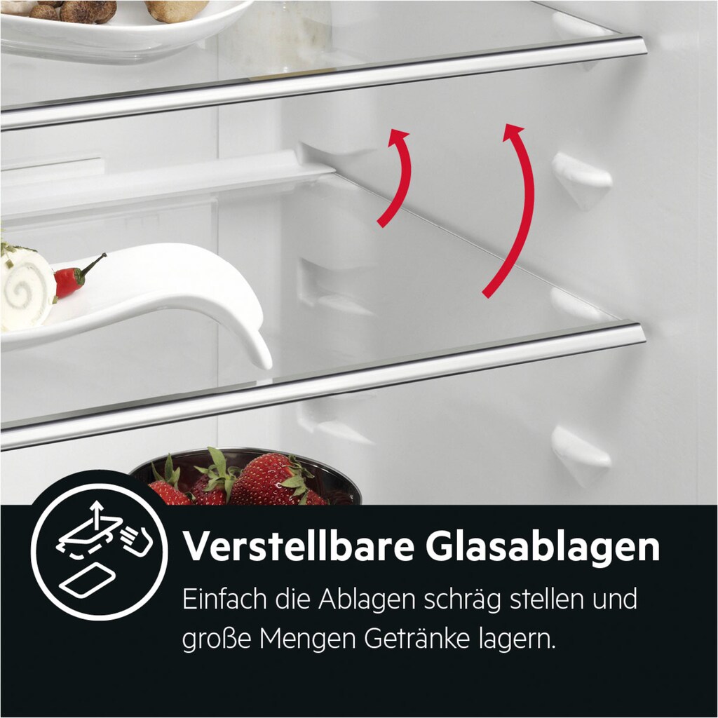 AEG Einbaukühlgefrierkombination, SCE618F3LS, 177,2 cm hoch, 54,8 cm breit