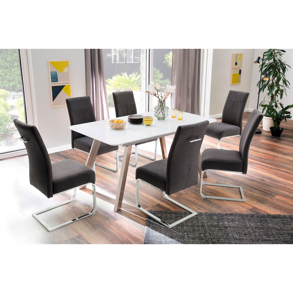 MCA furniture Esszimmerstuhl »Foshan«, (Set), 2 St., Stoffbezug