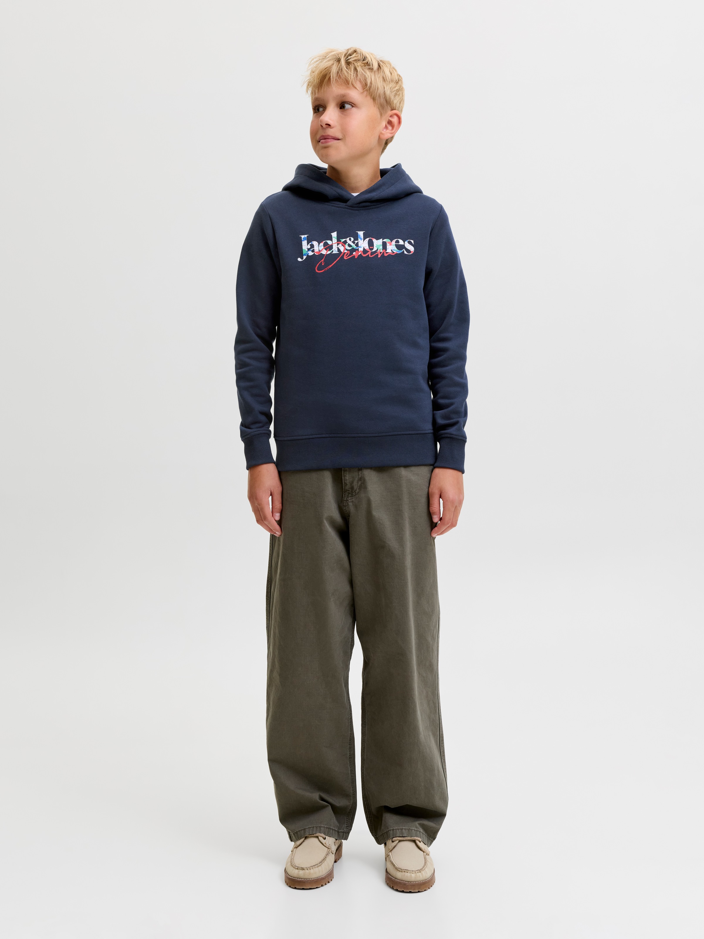 Jack & Jones Junior Kapuzensweatshirt »JJTOM SWEAT HOOD SN JNR«, Baumwollmischung, regular fit
