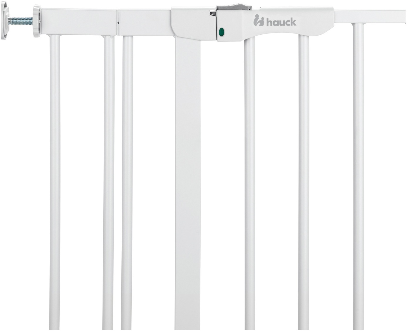 Hauck Türschutzgitter »Clear Step Autoclose 2 Set inklusive Verlängerung 9 cm, White«, auch als Treppenschutzgitter verwendbar; 84-89 cm; flacher Durchgang