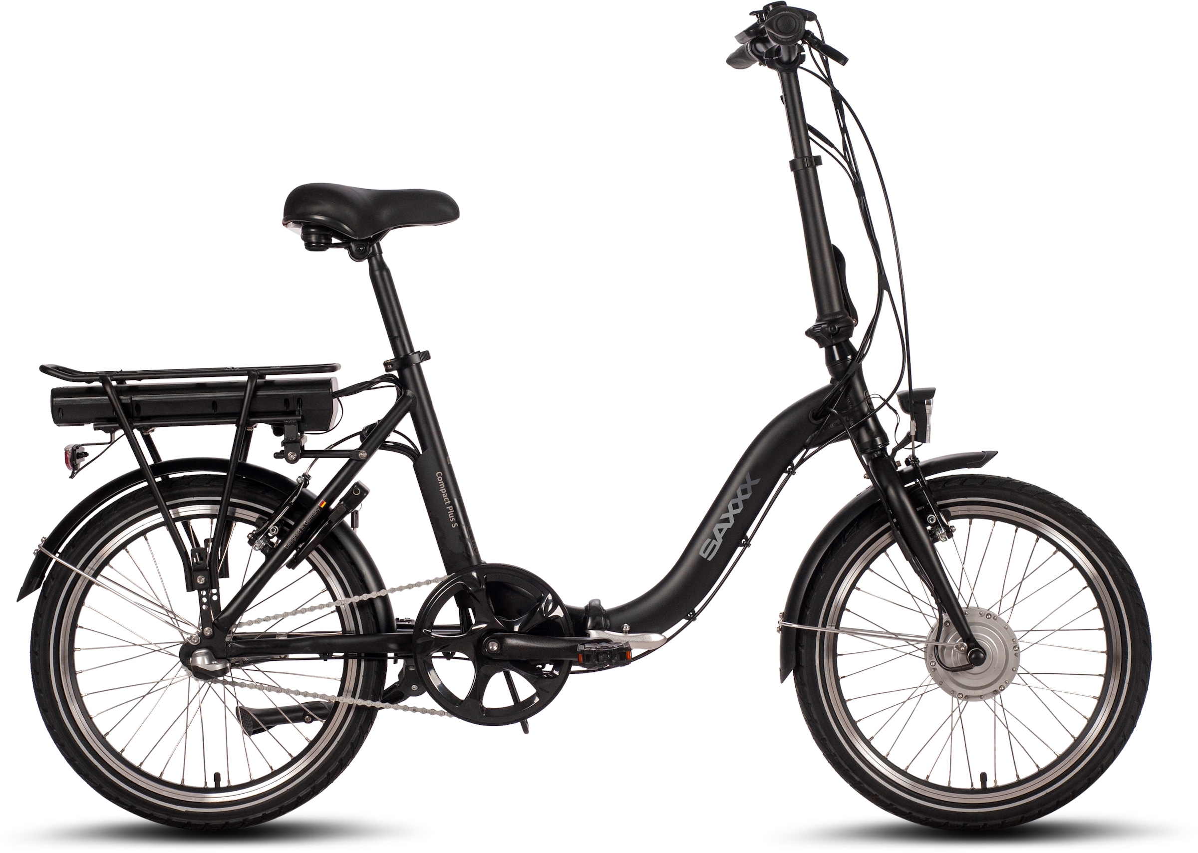 SAXXX E-Bike »Compact Plus S«, 3 Gang, Frontmotor 250 W, Pedelec