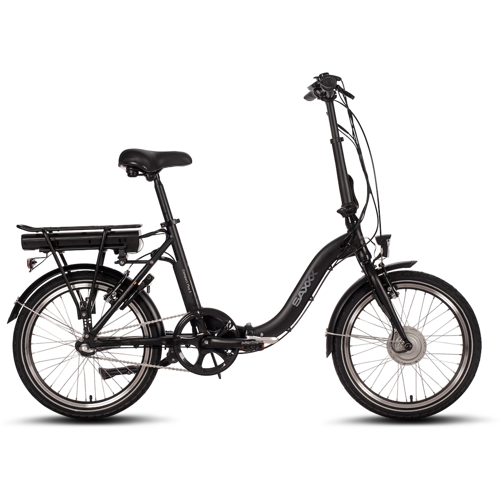 SAXXX E-Bike »Compact Plus S«, 3 Gang, Frontmotor 250 W