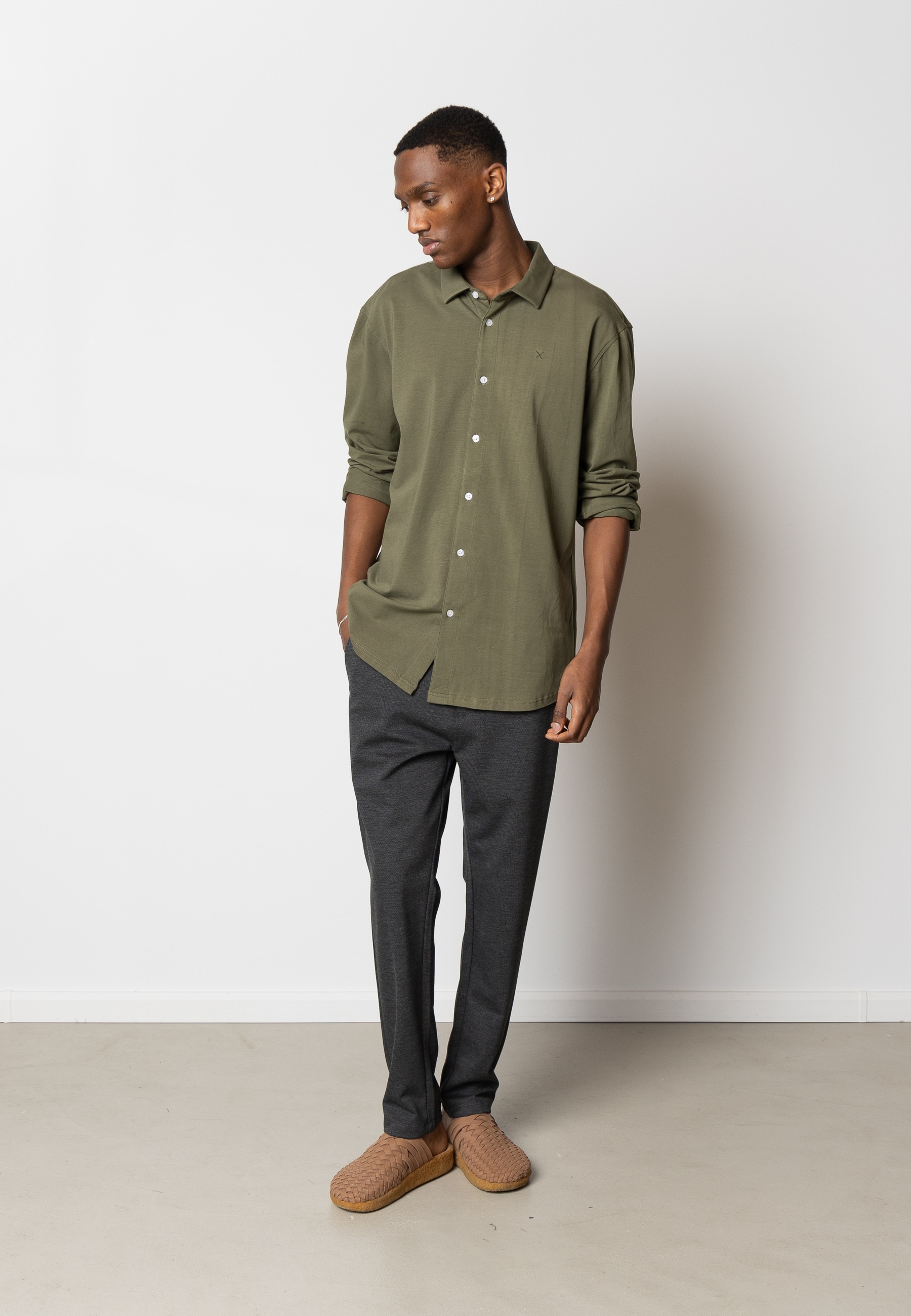 Clean Cut Copenhagen Kurzarmshirt »Clean Cut Copenhagen Clean Formal Stretch Shirt L/S« 1 Stk.