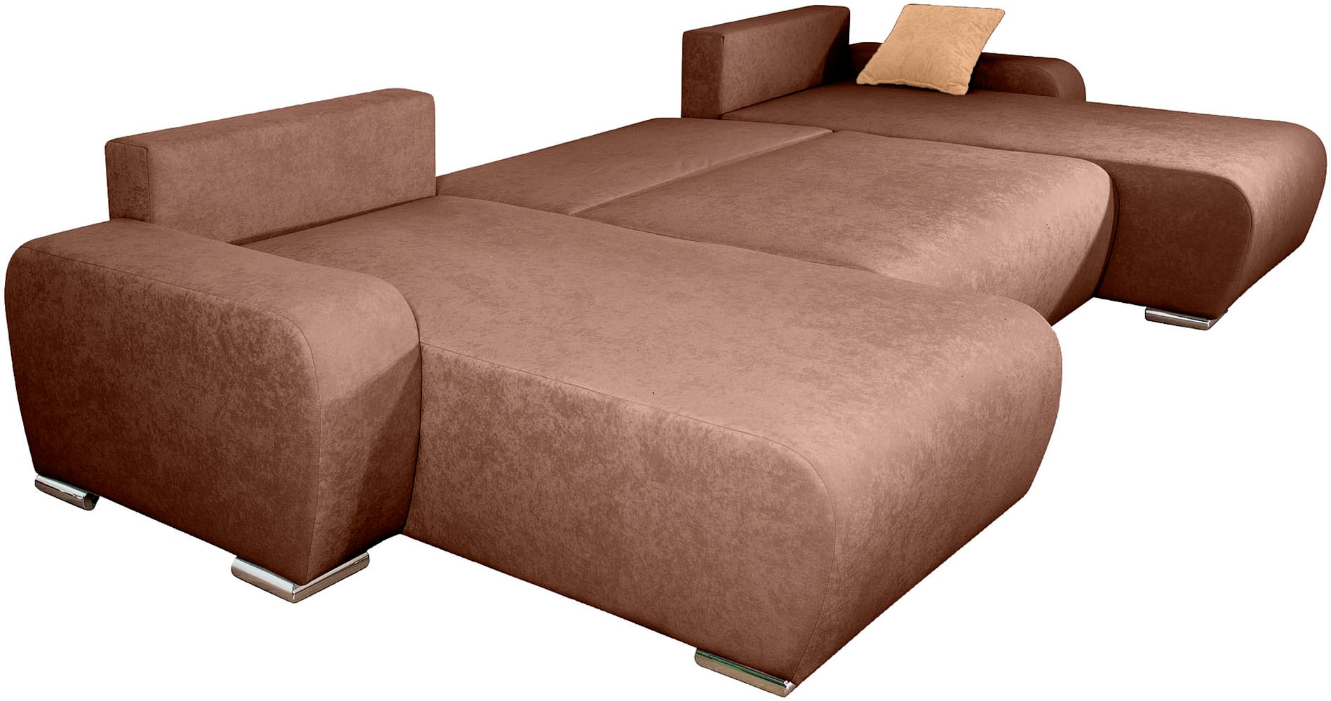 COLLECTION AB Wohnlandschaft »Wohnlandschaft,2 Ottomane,Bonnelfederkern,Rückenkissen« Wohnlandschaft,2 Ottomane,Bonnelfederkern,Rückenkissen