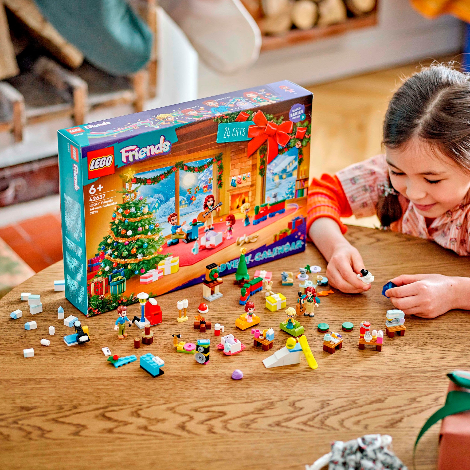 LEGO® Spielzeug-Adventskalender »Spielbausteine, LEGO Friends 2024 (42637), LEGO® Friends«, ab 6 Jahren, Made in Europe