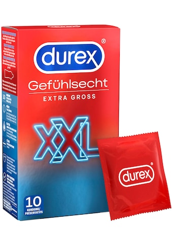 durex XXL-Kondome »Gefühlsecht Extra Groß«, (Packung, 10 St.) kaufen