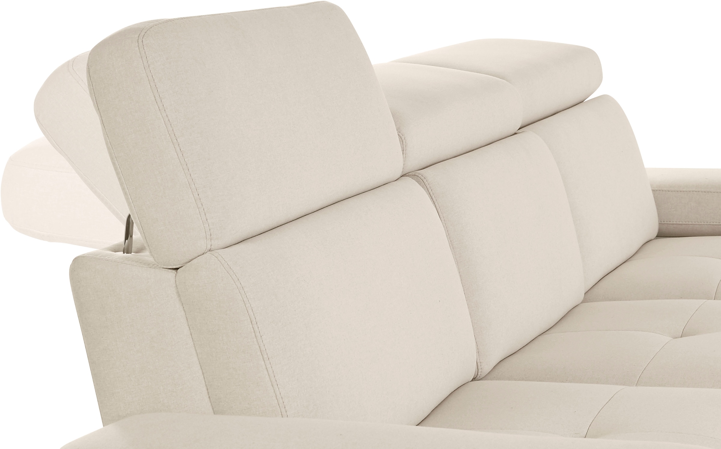 PLACES OF STYLE Ecksofa »Kilado, L-Form,« mit Relaxfunktion, verstellbarer Armlehne, Kopfteilverstellung