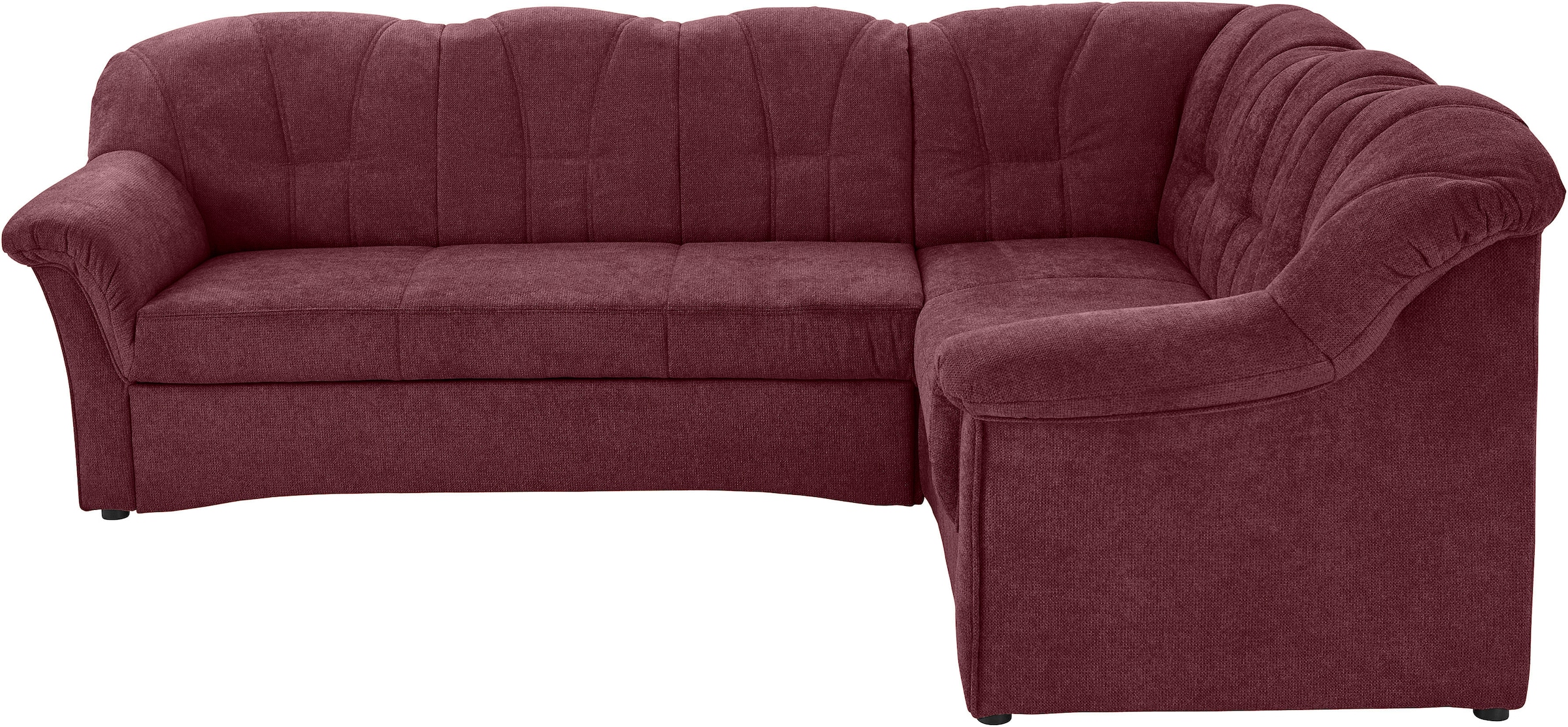 DOMO collection Ecksofa »Papenburg B/T/H: 242/190/84 cm L-Form«, wahlweise mit Bettfunktion, Langer Schenkel links oder rechts