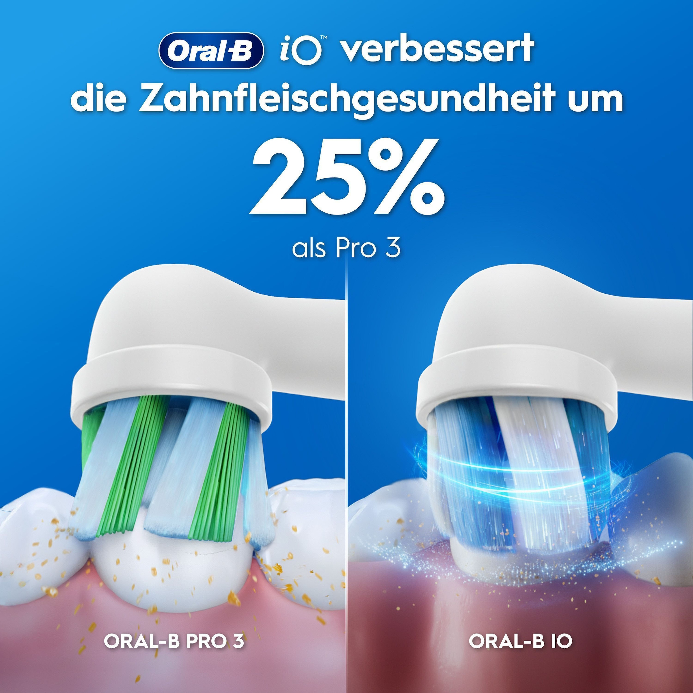 Oral-B Elektrische Zahnbürste »Oral-B iO Series 2« 1 Stk. Aufsteckbürsten für die sanfte Reinigung