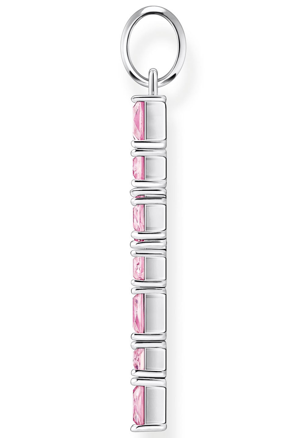 THOMAS SABO Kettenanhänger »Kreuz pinke oder bunte Steine, PE939-051-9, PE939-073-7«, mit Spinell (synth.), Zirkonia (synth.), Korund (synth.)