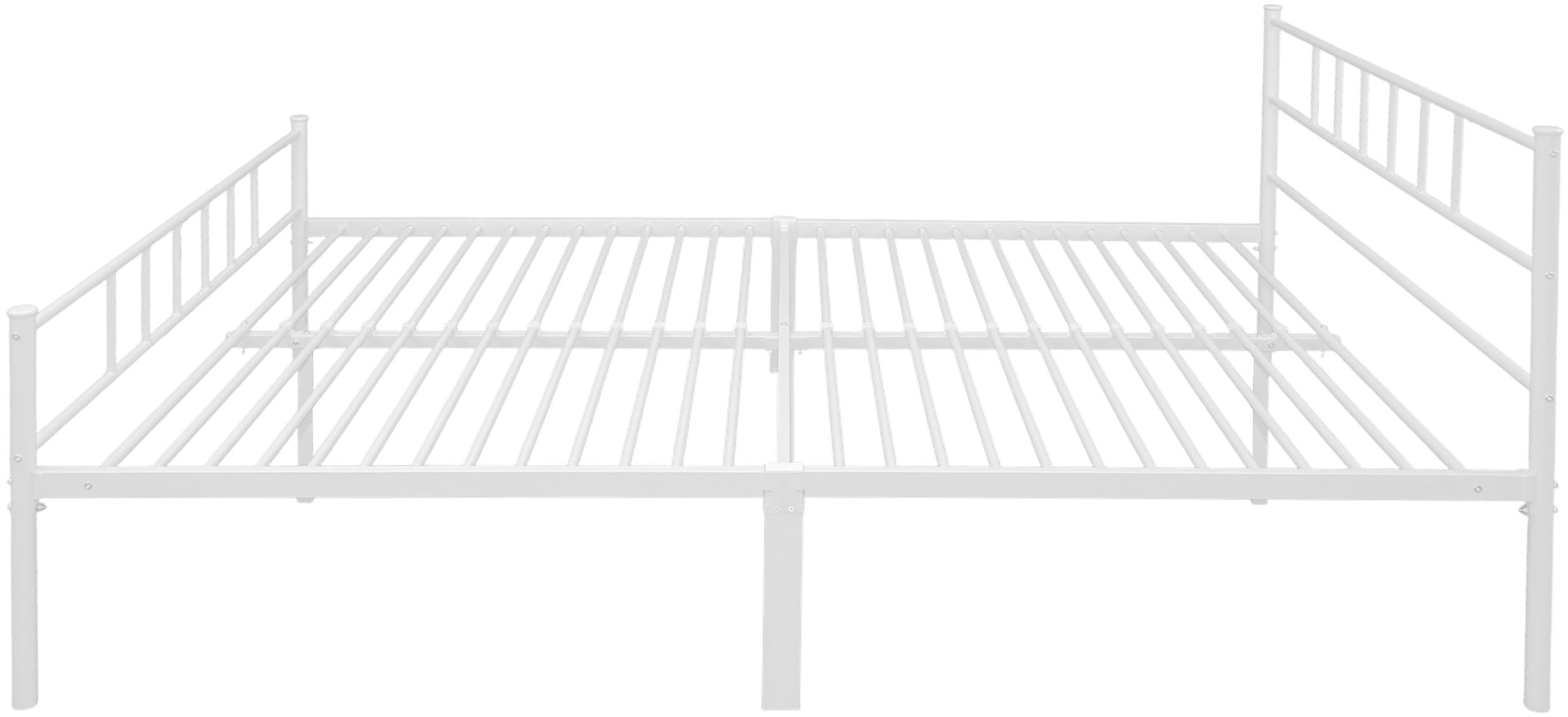 OTTO home Metallbett »Amrum Bett Bettgestell Bettrahmen Einzelbett Doppelbett Stahlbett« 2m Länge und in 4 Breiten wählbar - 90, 140, 160, 180 cm,  Schlafzimmerbett inkl. 26 Lattenroste zum Schutz der Matratze