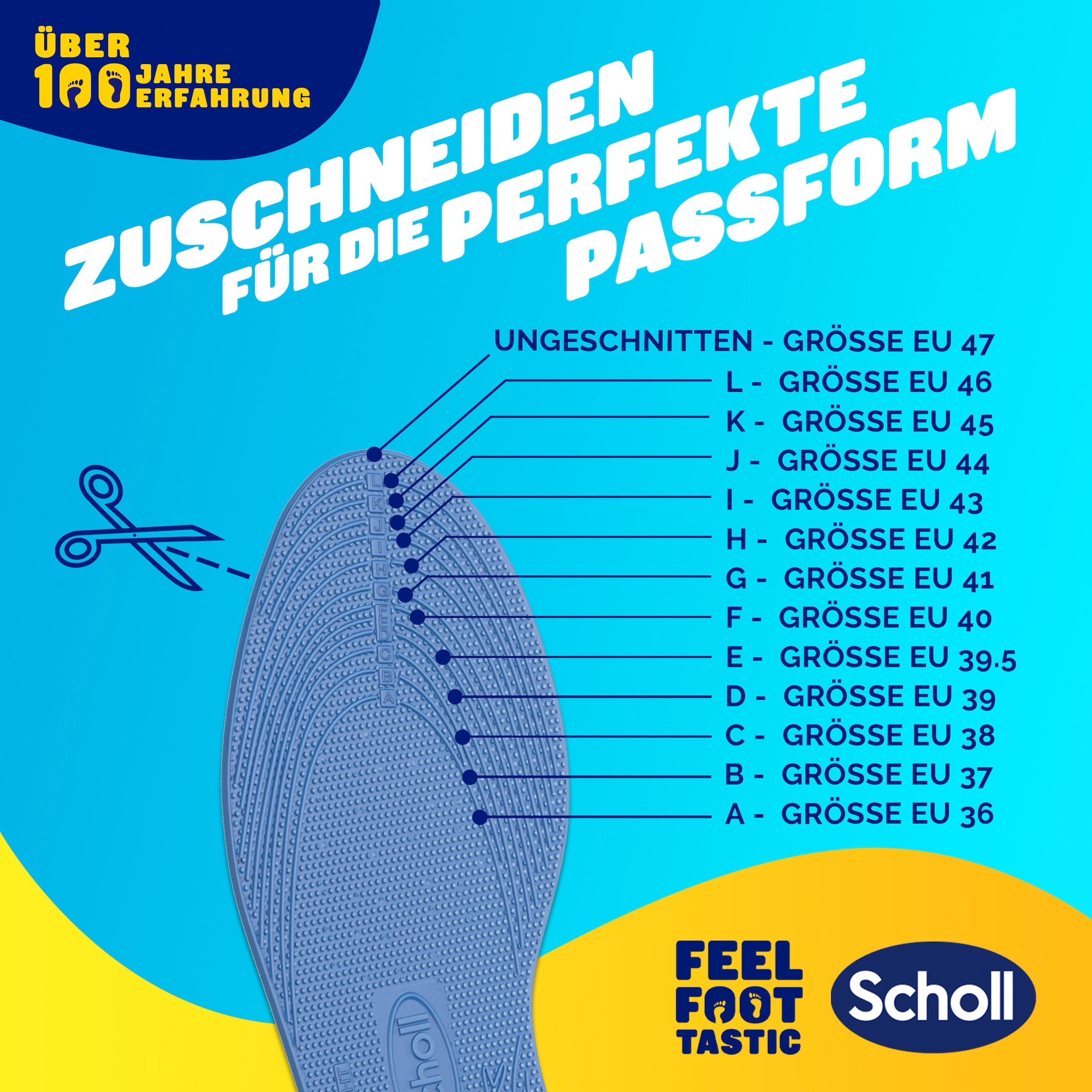 Scholl Einlegesohlen »stoßdämpfende Einlegesohlen«, (Packung, extra dünn, 1 Paar)