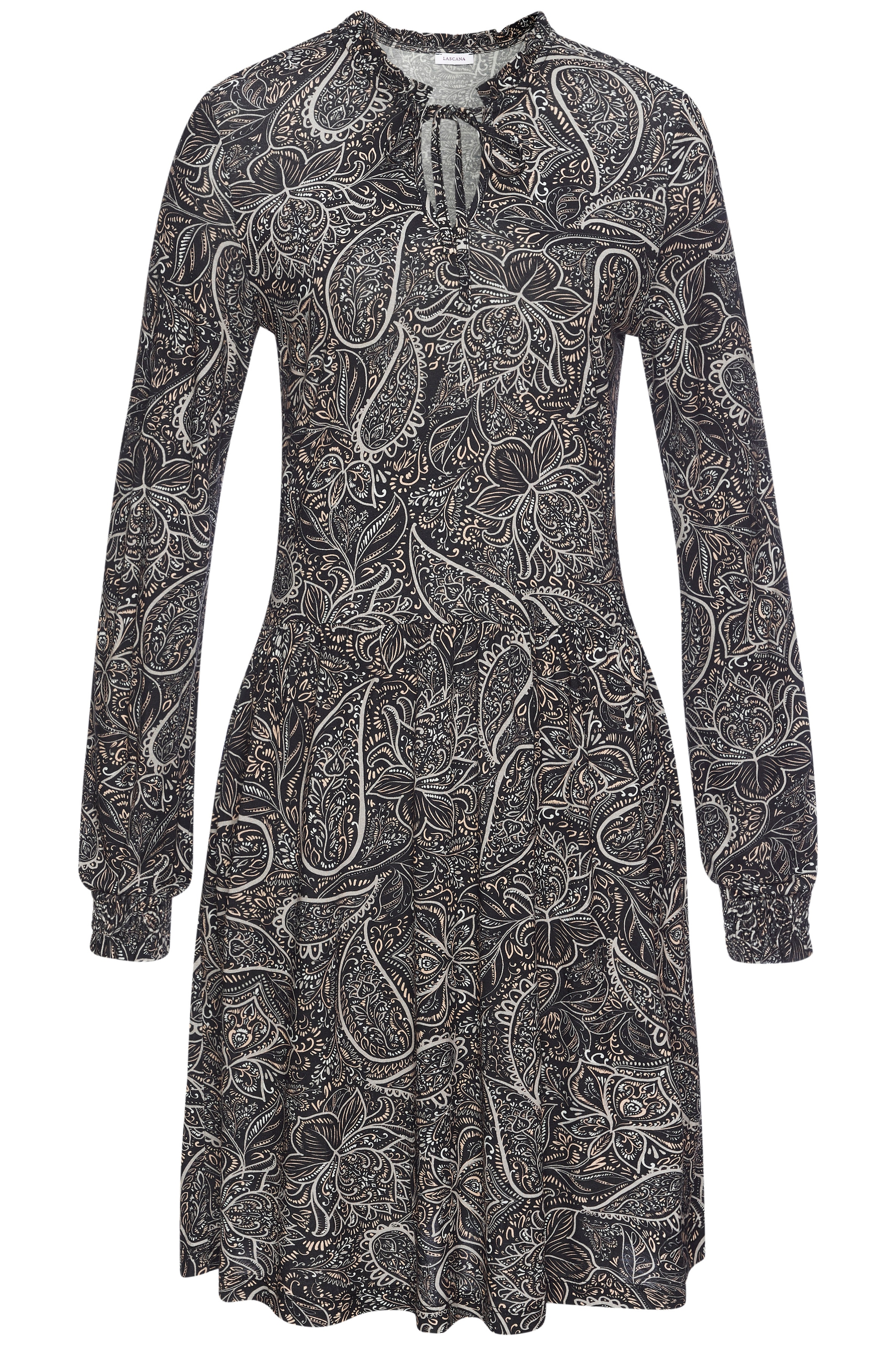 LASCANA Jerseykleid mit Allover-Print