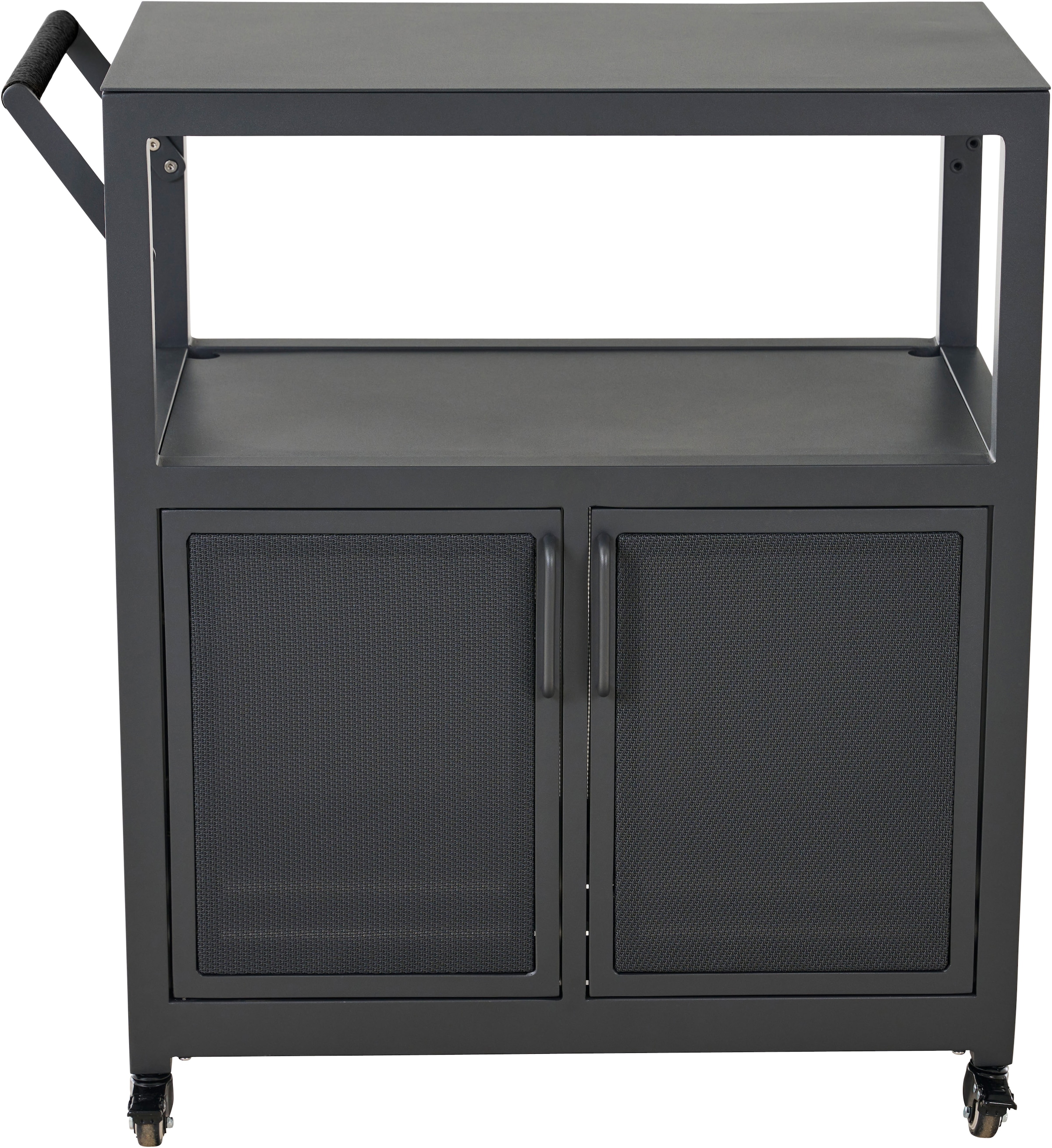 Siena Garden Servierwagen »PALMA klein« Aluminiumrahmen, Ranotex® Bezug dunkelgrau