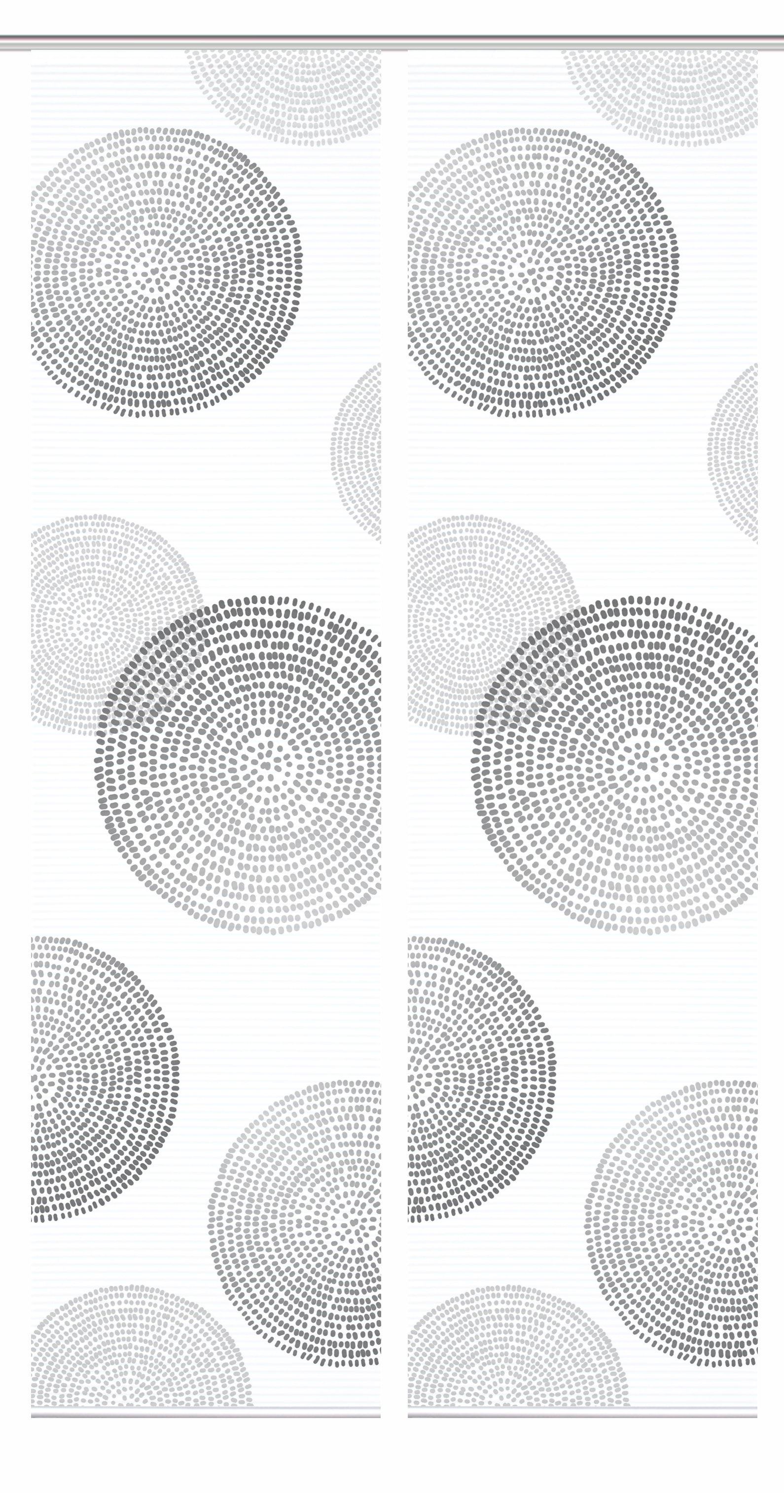 HOME in green Schiebegardine »GINNY« Paneelwagen 2 Stk. tlg. SET DIGITALDRUCK,BAMBUSOPTIK RECYCELT