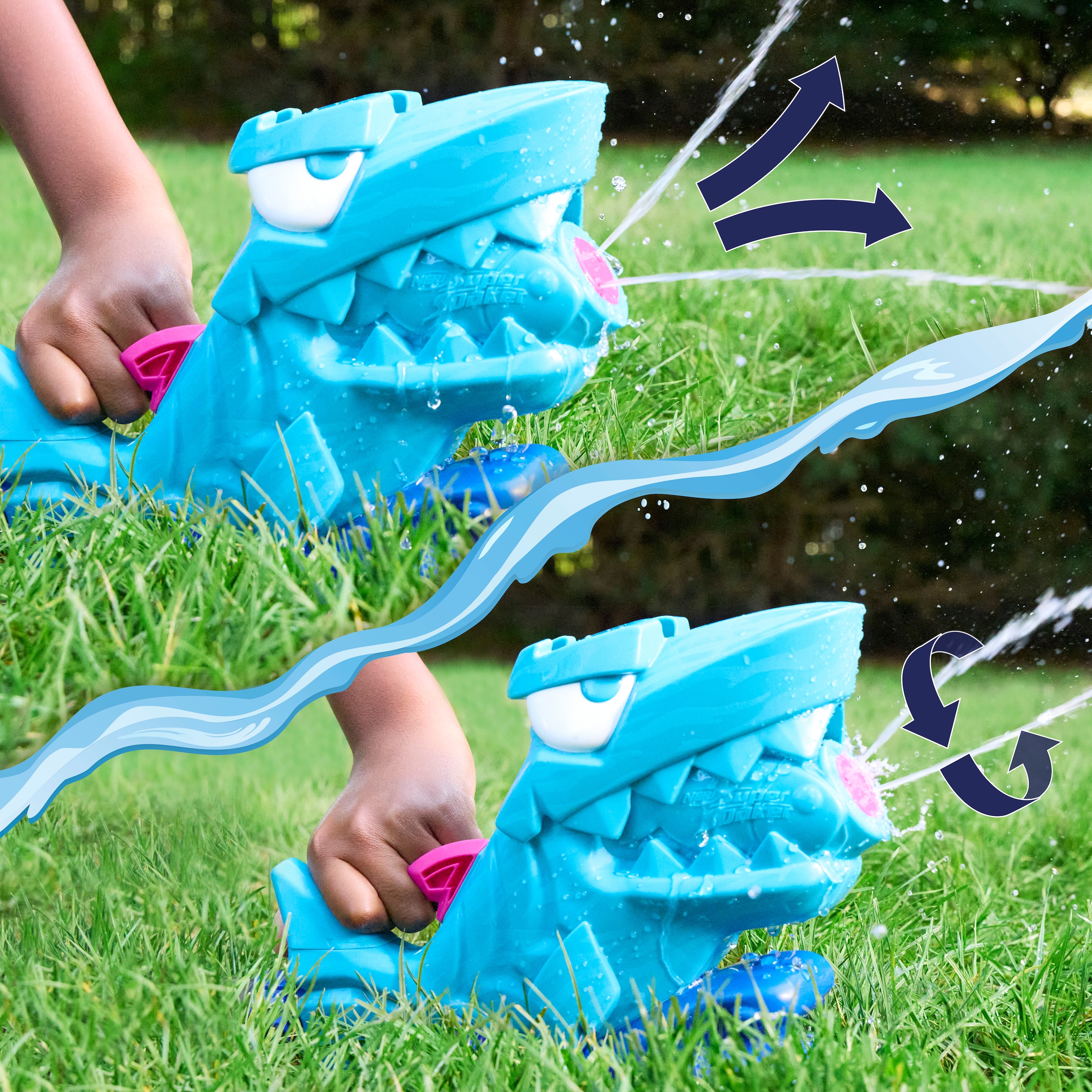 Hasbro Spiel-Wassersprenkler »Nerf Super Soaker Hop & Chomp« Wasserspielzeug