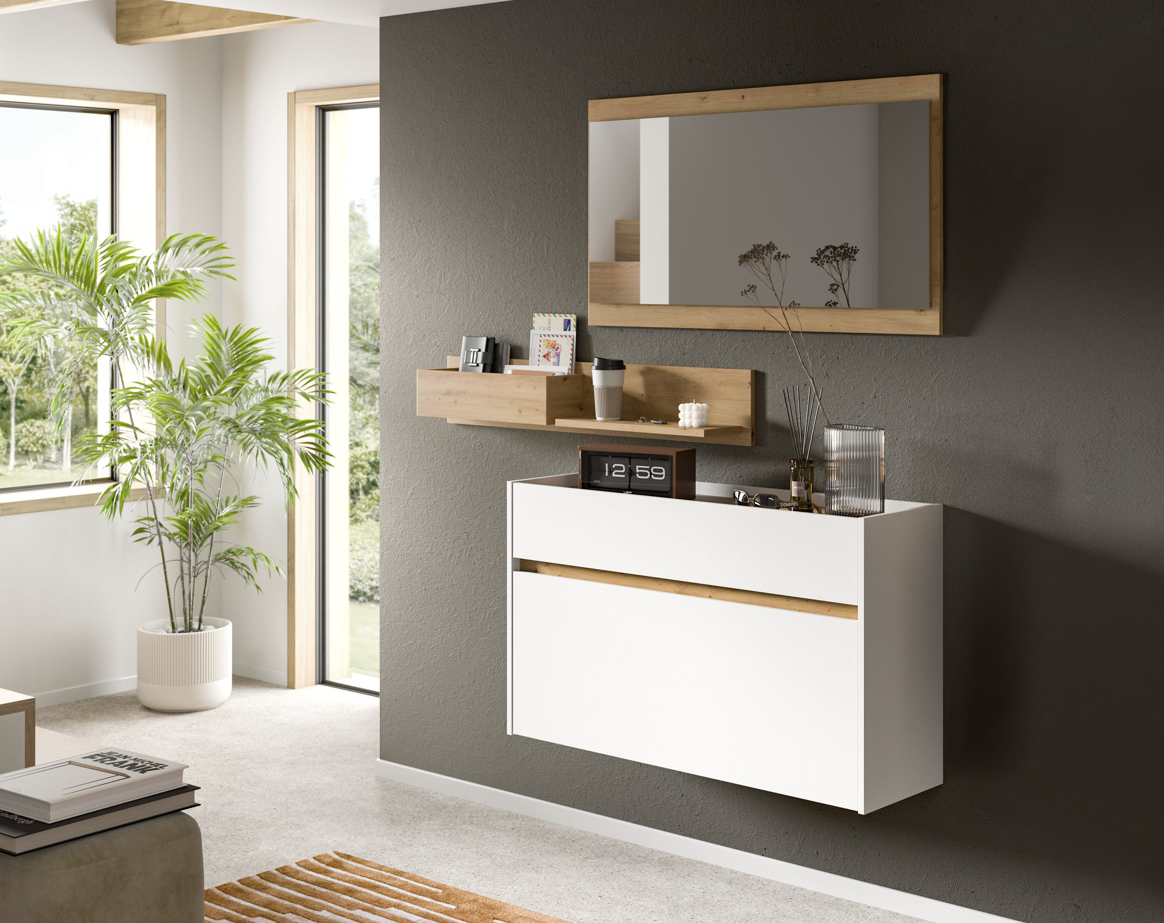 INOSIGN Garderoben-Set »EVRID, 3-teilig, Breite 140 cm, individuell hängbar günstig online kaufen