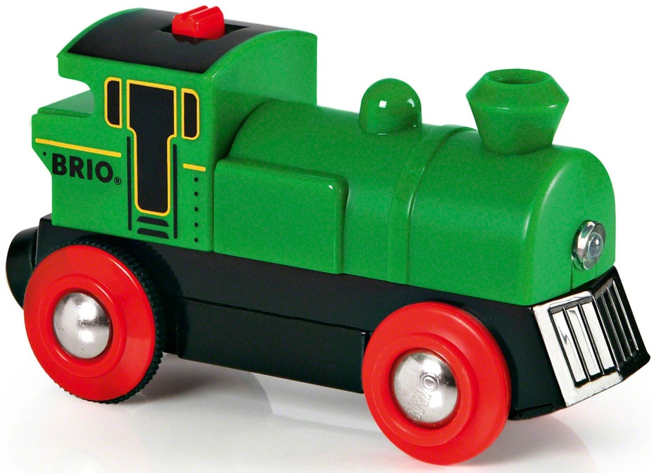 Spielzeug-Eisenbahn »BRIO® WORLD, Speedy Green Batterielok«, mit LichtfunktionMade in...