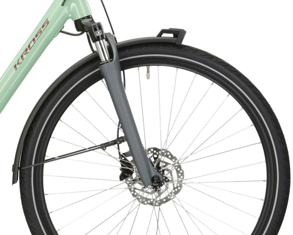 Kross E-Bike »E-Citybike Sentio Hybrid 4.0 28 Zoll grün«, 7 Gang, Shimano, NEXUS, Mittelmotor 250 W, Pedelec, Elektrofahrrad für Damen und Herren