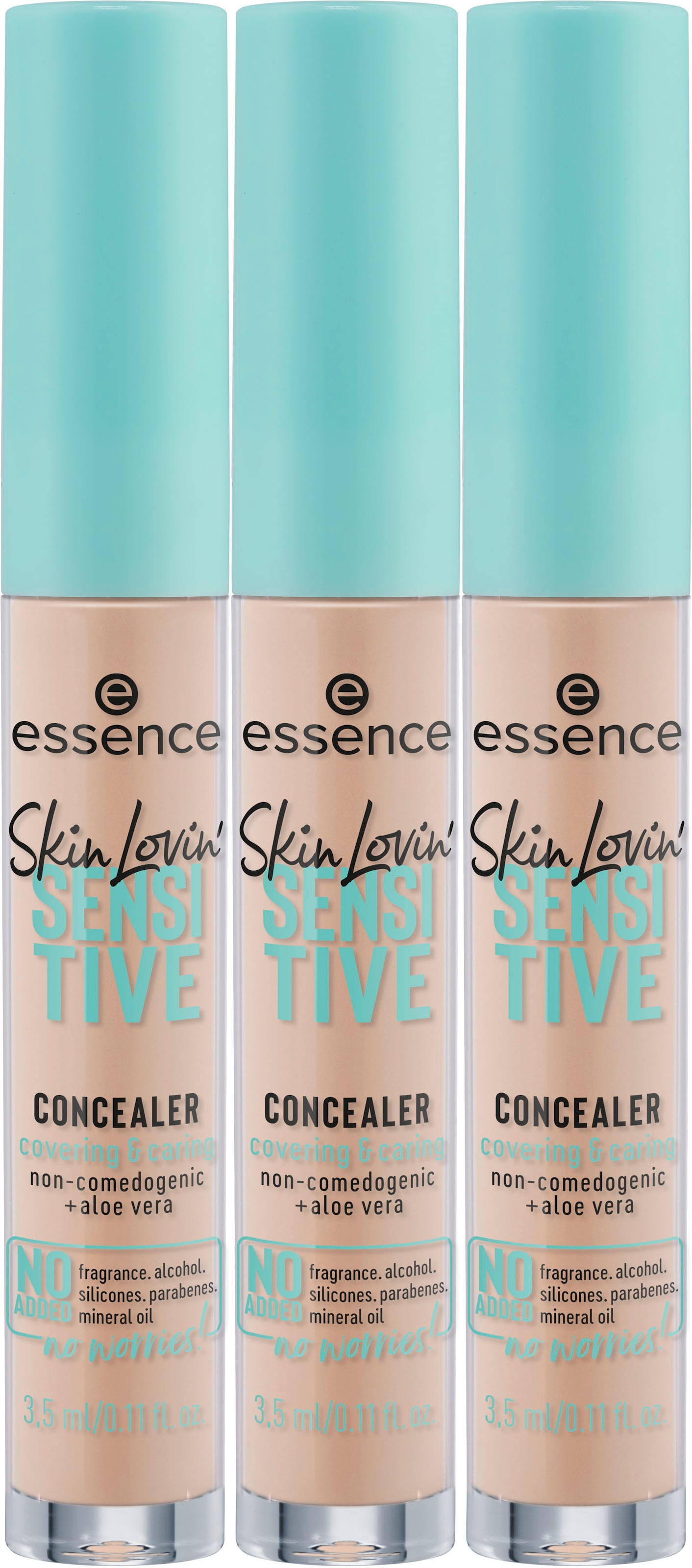 Essence Concealer »Skin Lovin\' SENSITIVE CONCEALER«, (Set, 3 tlg.)