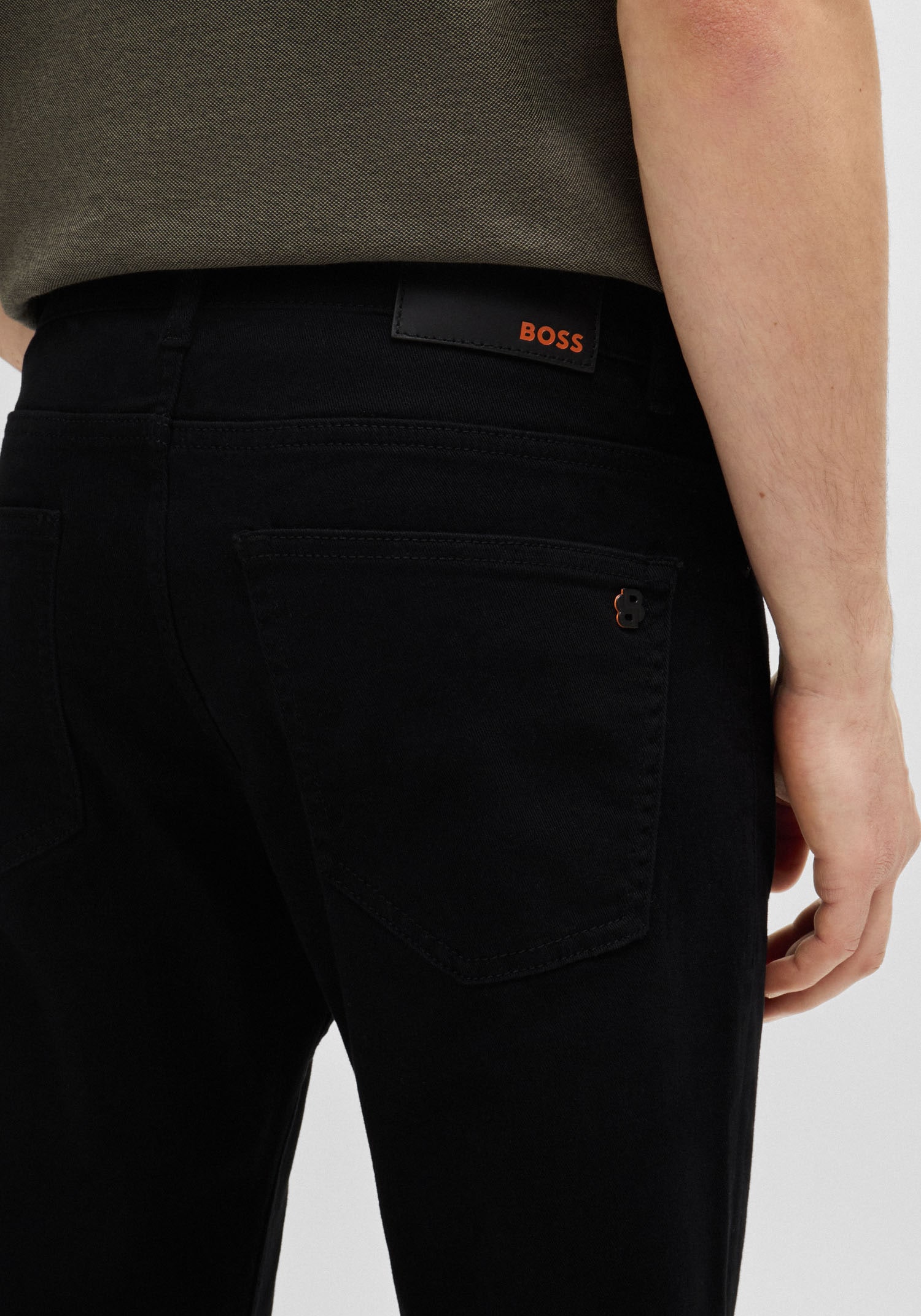 BOSS ORANGE Slim-fit-Jeans »DELAWARE BO«, mit normaler Bundhöhe