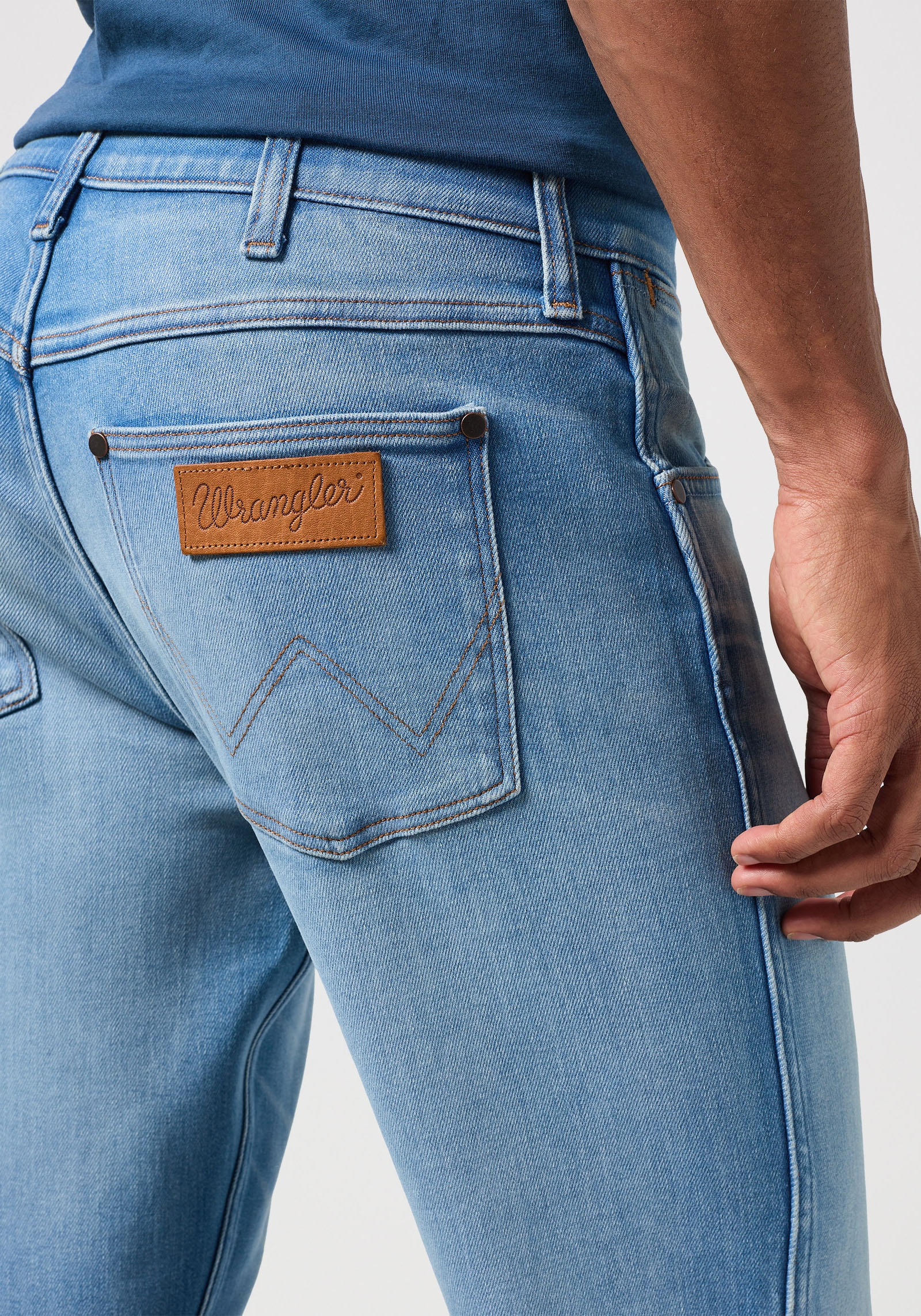 Wrangler Straight-Jeans »GREENSBORO FREE TO STRETCH«, Free to stretch material