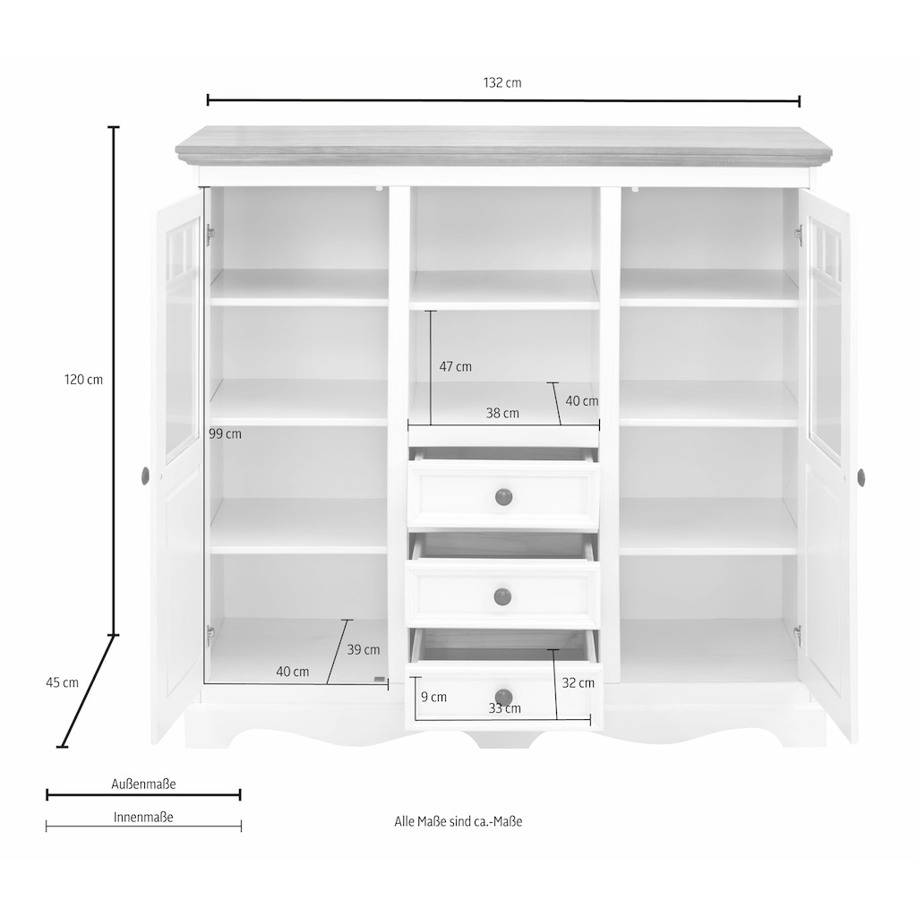 Home affaire Highboard »Melissa«