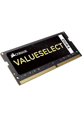 Corsair Laptop-Arbeitsspeicher »ValueSelect 16 GB (2 x 8 GB) DDR4 SODIMM 2133 MHz C15« kaufen