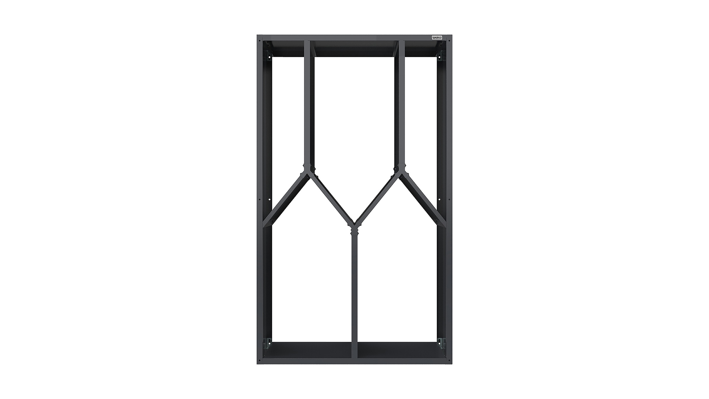 weka Kaminholzregal »Brennholzregal« Metall pulverbeschichtet