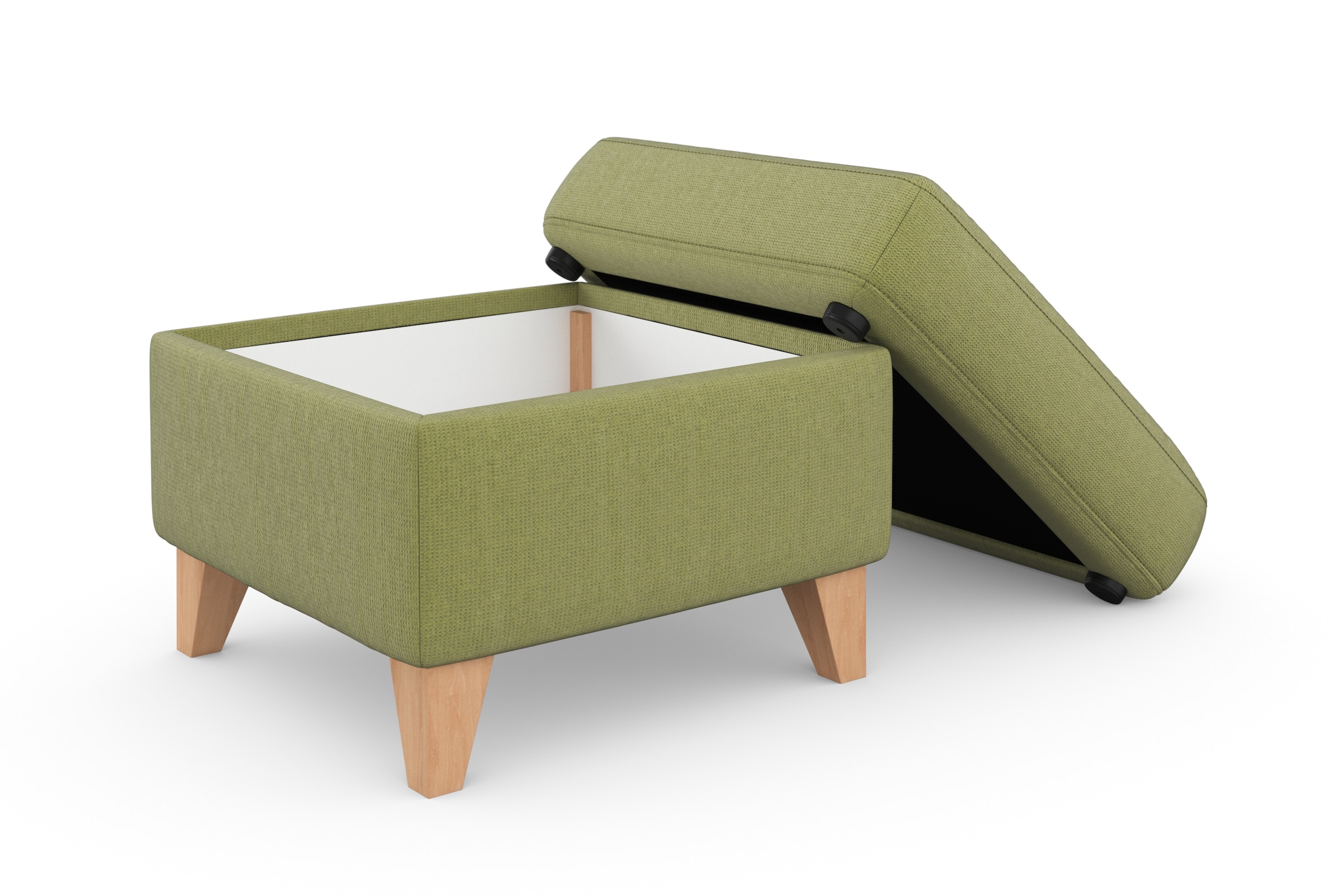 sit&more Stauraumhocker »Visby«, Stauraum, auch erhältlich mit Wasser zu reinigendem "Soft clean" Bezug