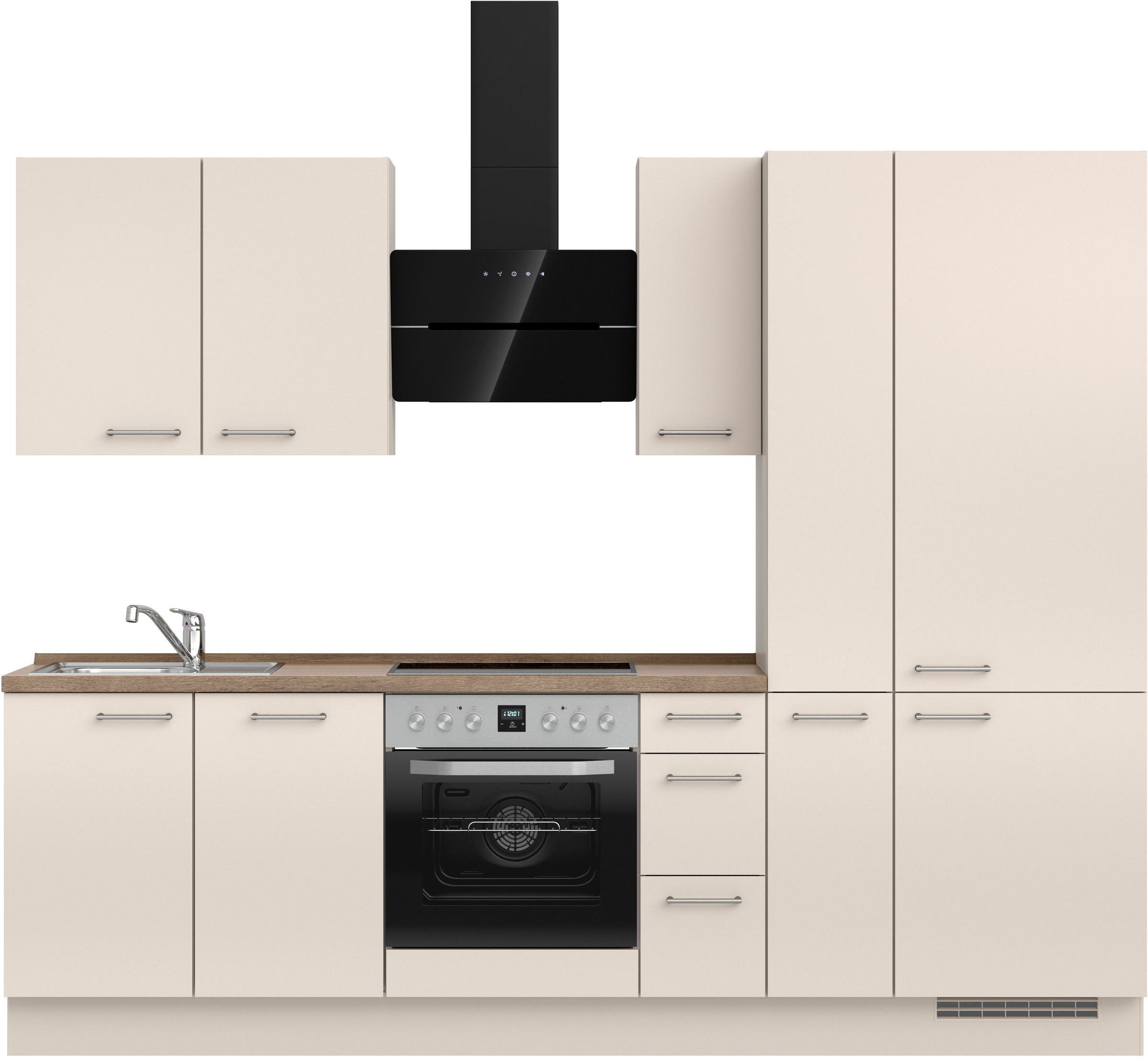 nobilia® Küchenzeile »"Laser II", Ausrichtung wählbar, Breite 270 cm« vormo günstig online kaufen