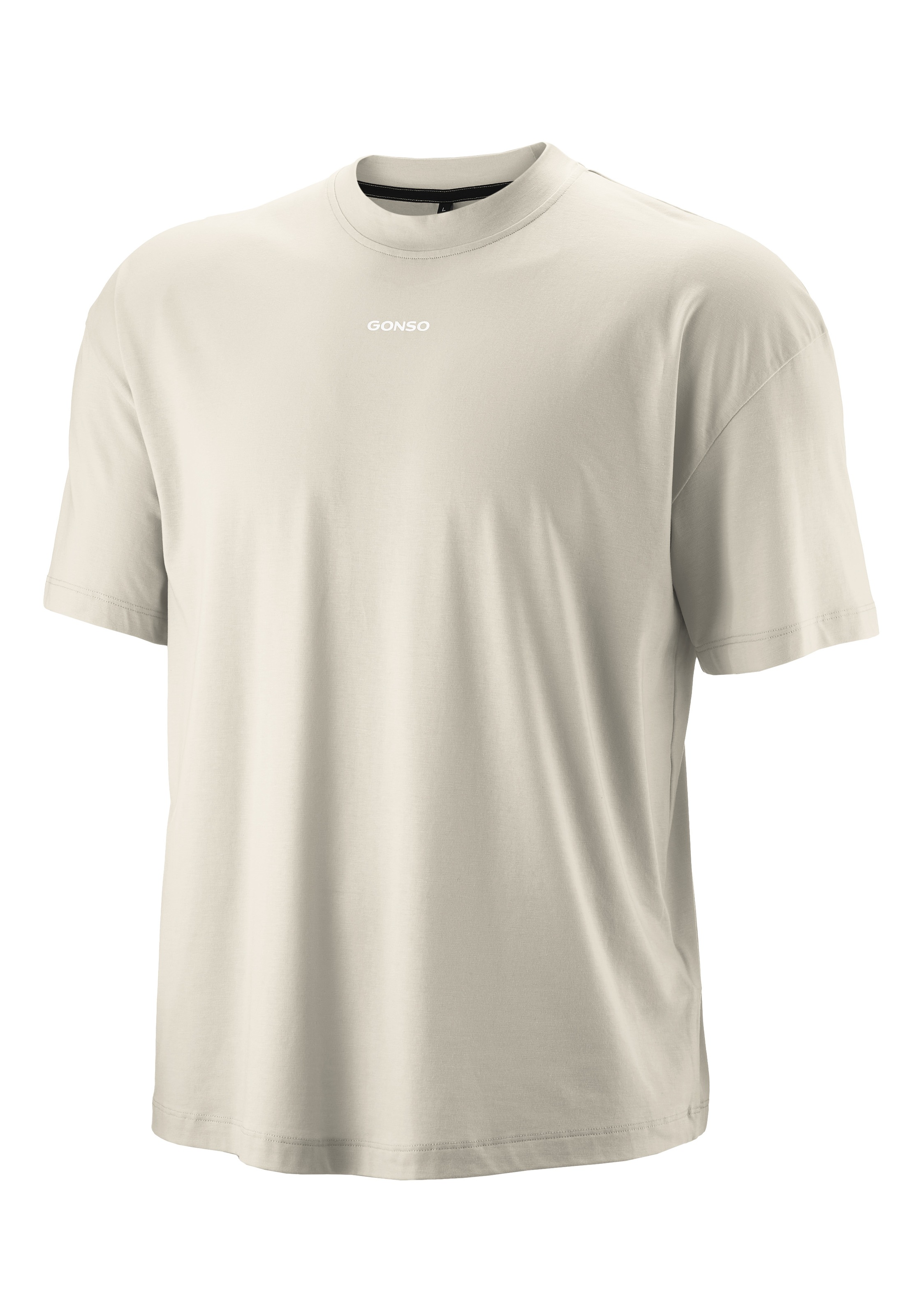 Gonso Rundhalsshirt »OffBike T-Shirt Oversized«, Unisex T-Shirt mit Logo, Off-Bike Shirt, Oversize-Fit