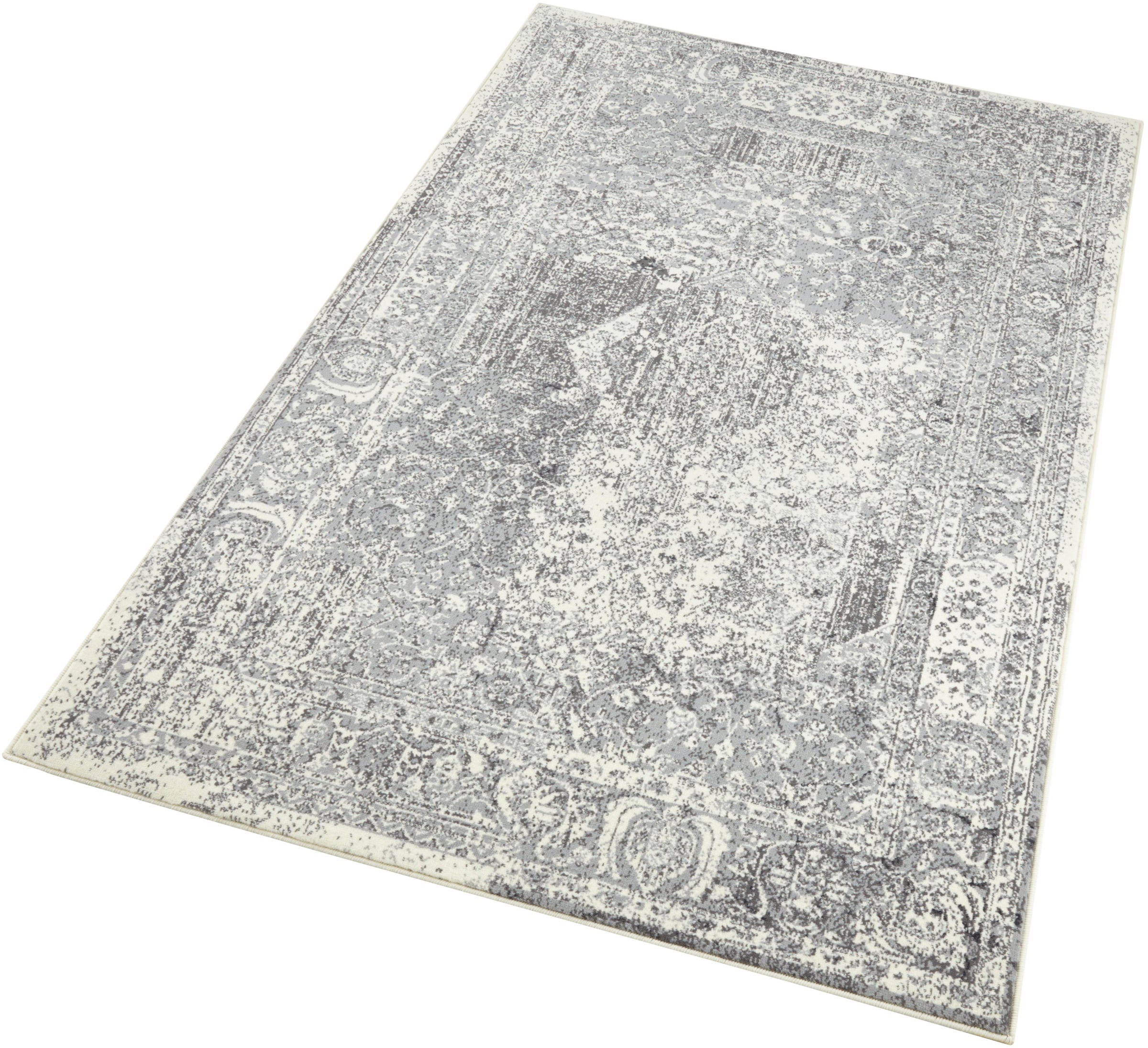 HANSE Home Teppich »Plume«, rechteckig, 9 mm Höhe, Kurzflor, Used-Look, Teppich, Vintage, Esszimmer, Wohnzimmer, Flur
