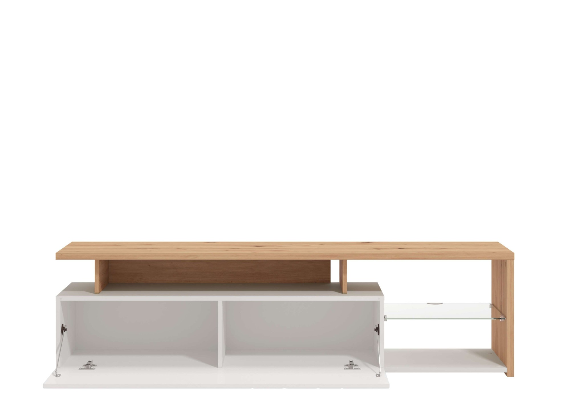 INOSIGN Lowboard »Arctic TV-Board«, TV-Kommode,Br. 170 cm, mit und ohne LED-Beleuchtung,Front mit Fräsung