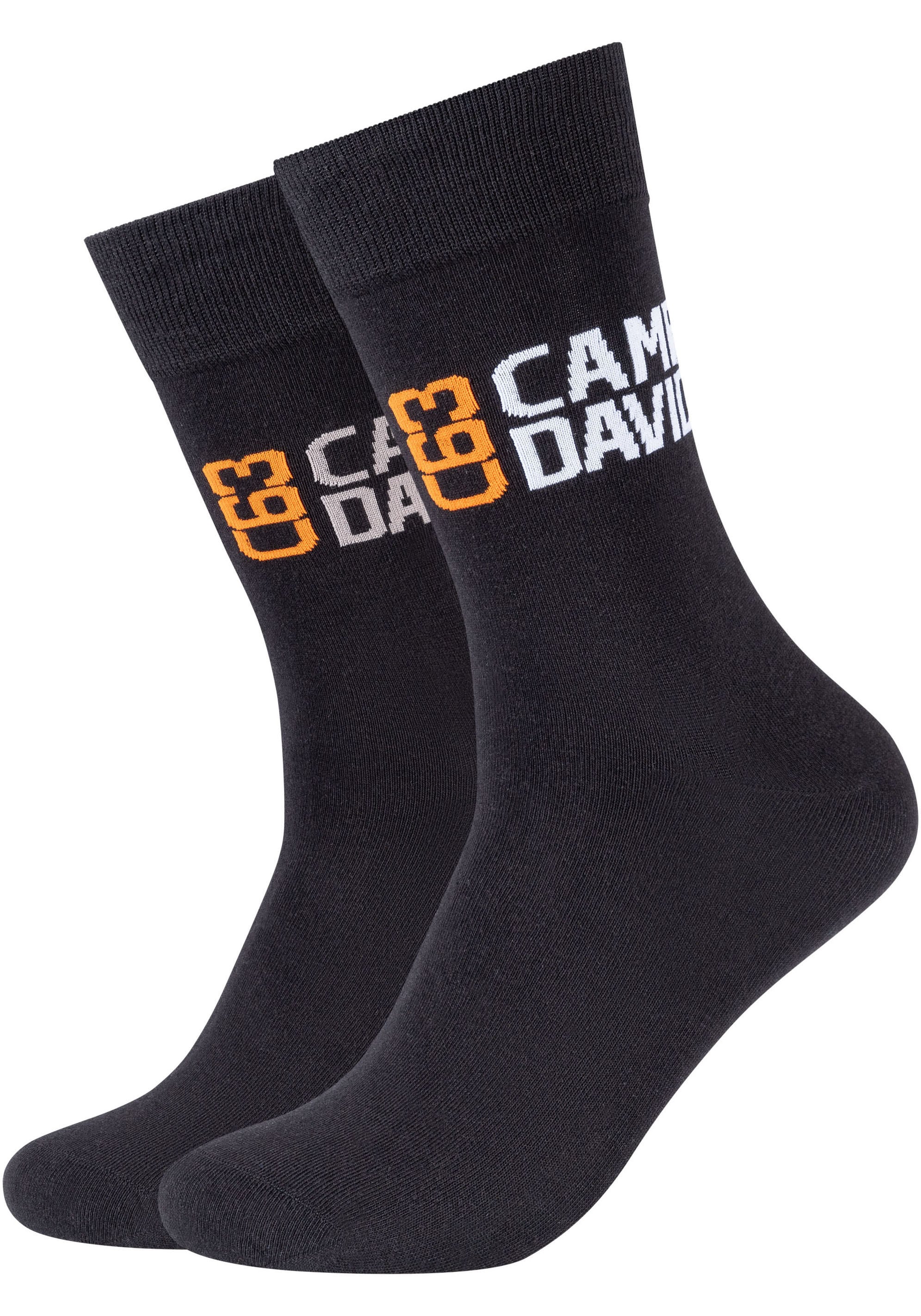 CAMP DAVID Socken »casual«, (4 Paar), mit Markenlogo