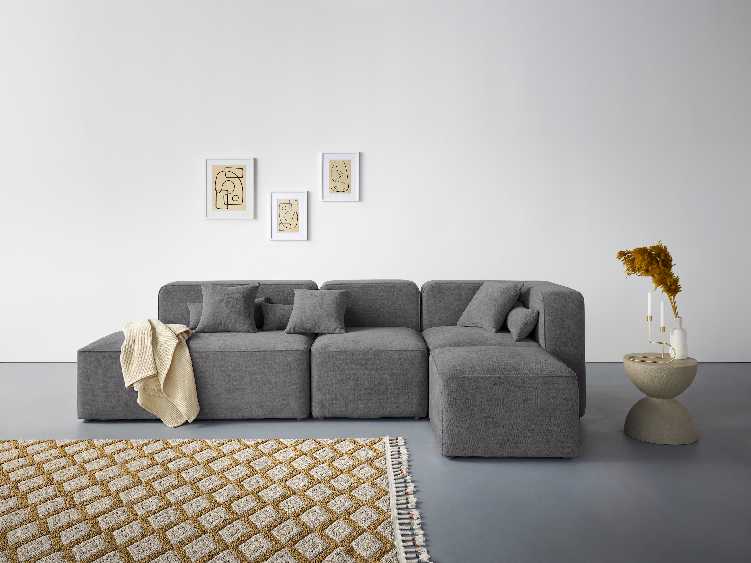 andas Ecksofa "Sundstrup L-Form", Modulserie, individuelle Zusammenstellung günstig online kaufen