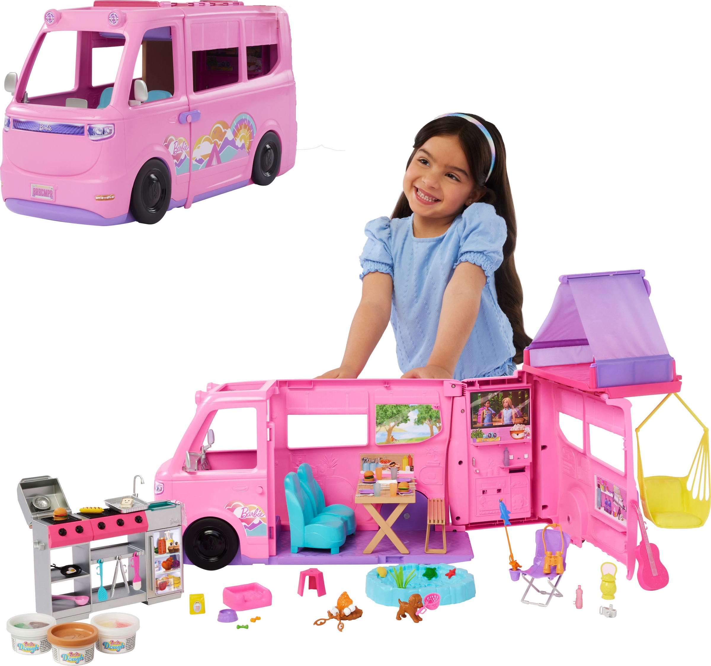 Barbie Spielzeug-Auto »Super Abenteuer Camper«
