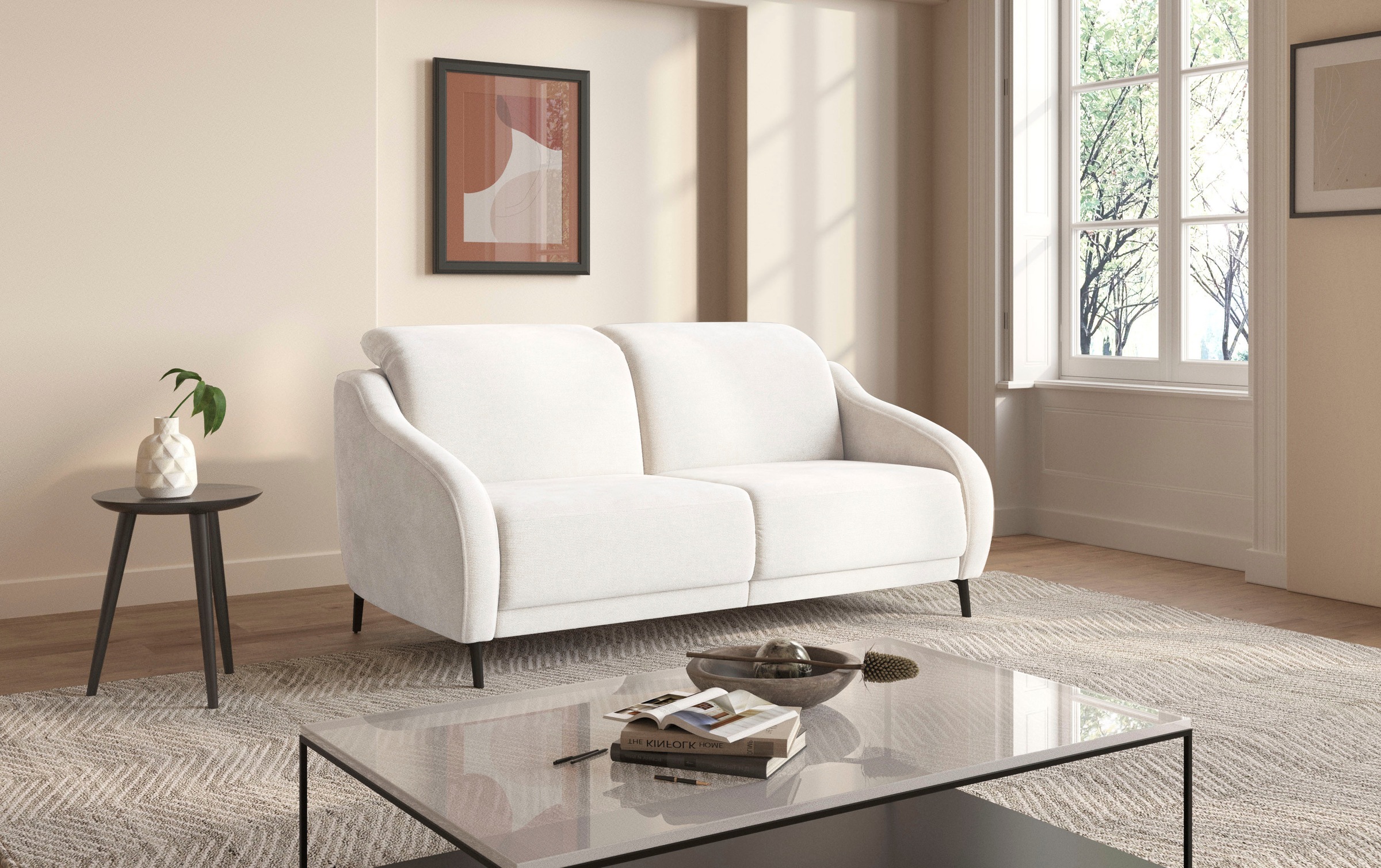 sit&more 2,5-Sitzer »Blues«, wahlweise mit Klapptisch und USB günstig online kaufen