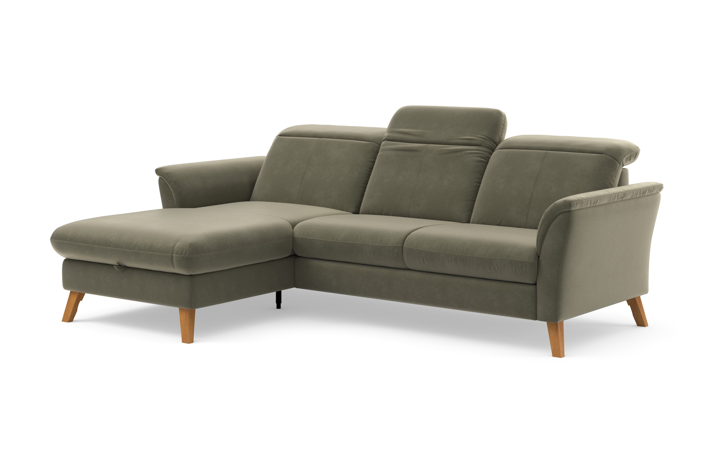 sit&more Ecksofa »Romero L-Form«, wahlweise mit oder ohne Relax-Funktion, Bettfunktion, Bettkasten