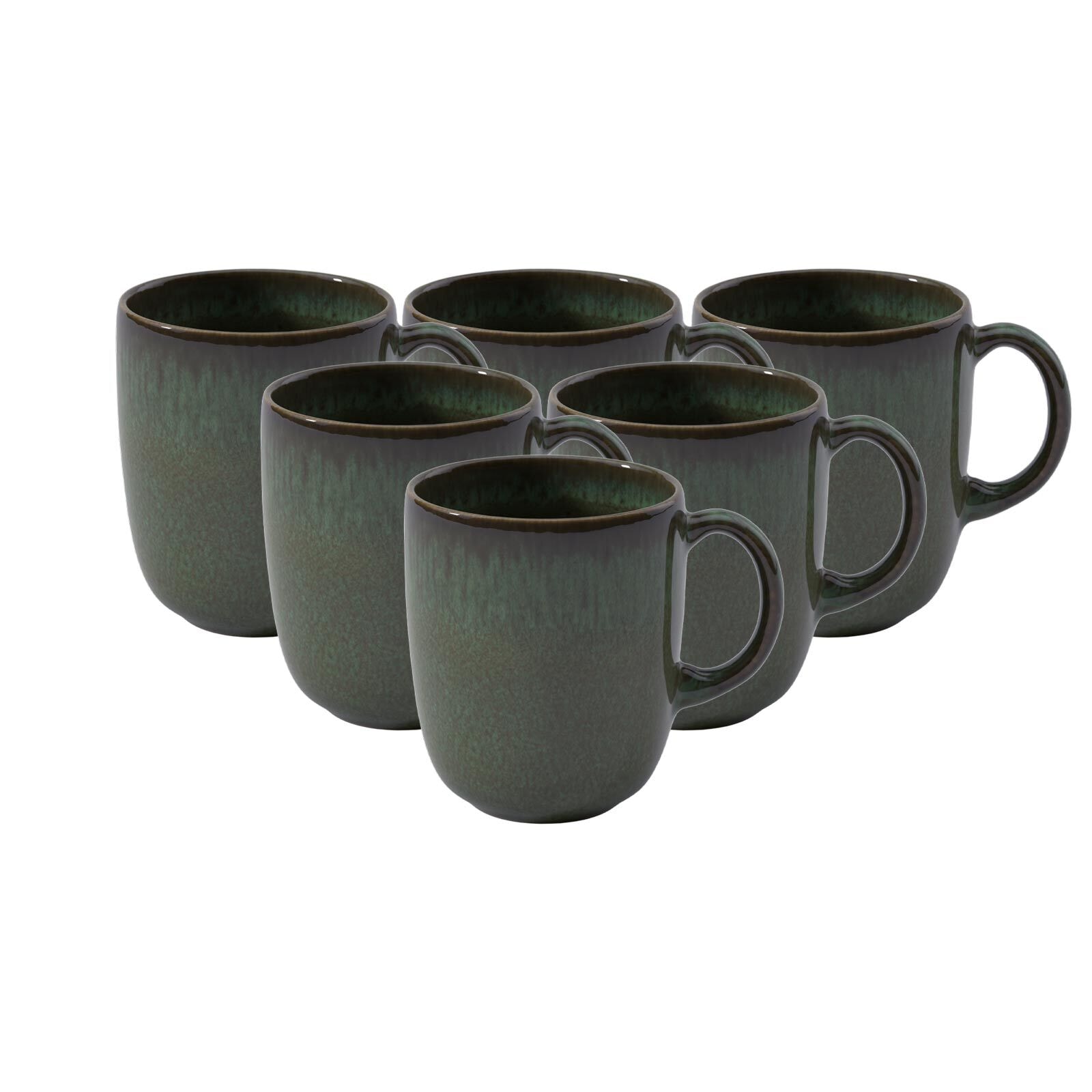 like. by Villeroy & Boch Becher »Becher mit Henkel Lave 400 ml 6er Set« günstig online kaufen