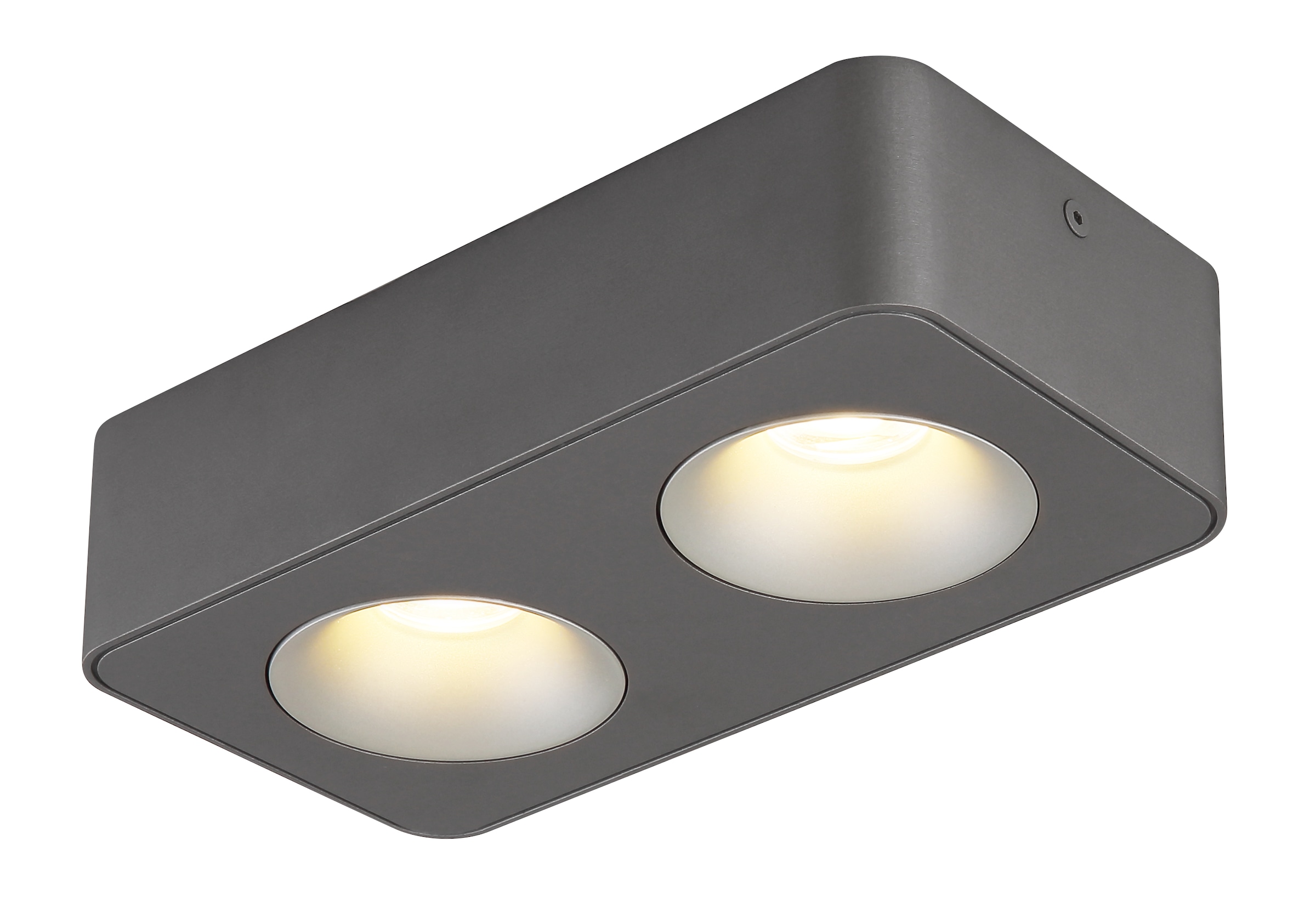 GLOBO LIGHTING LED Deckenstrahler »HANGARAU«, Leuchtmittel LED-Modul | LED fest integriert, Spot/grau/3000K/Flur/Wohnbereich/LxBxH: 1800x85x185mm