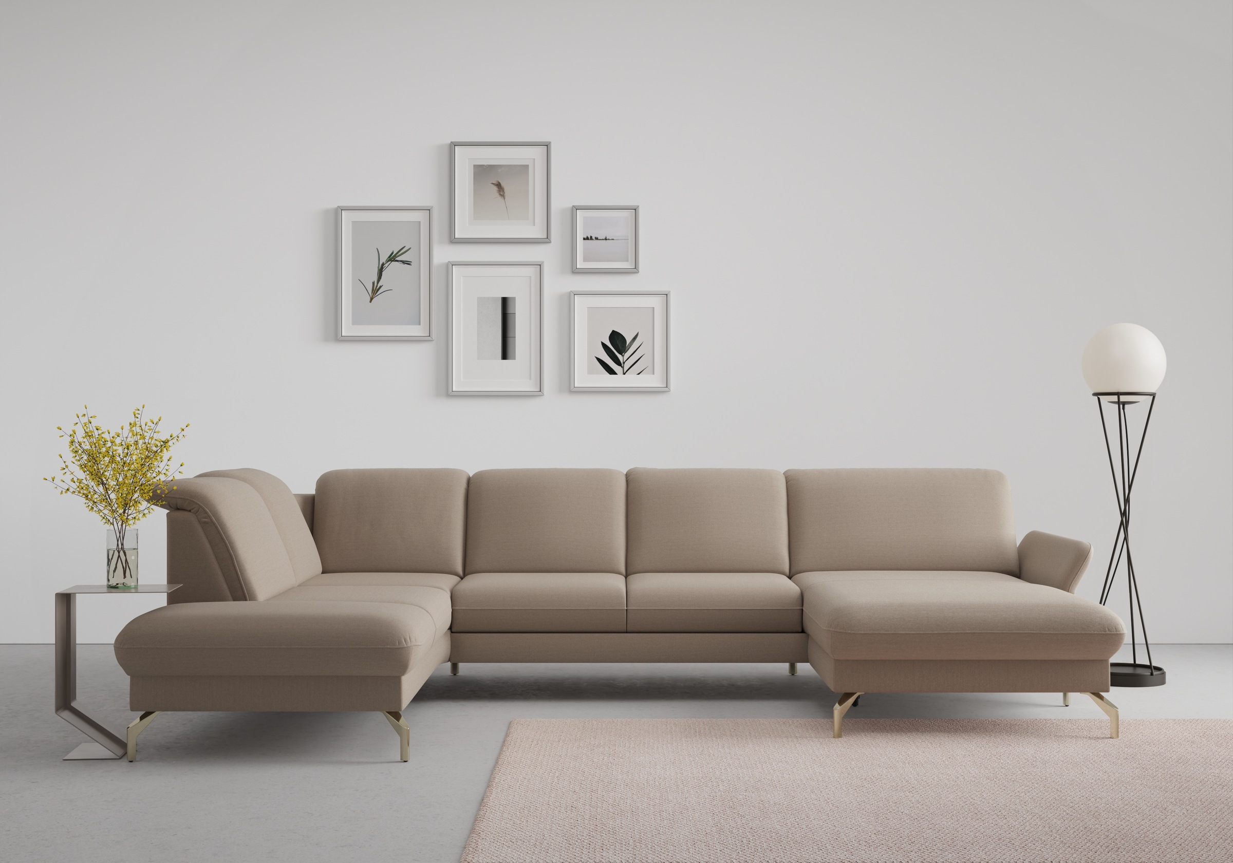 sit&more Wohnlandschaft »Fashion U-Form«, wahlweise mit Kopfteilverstellung günstig online kaufen