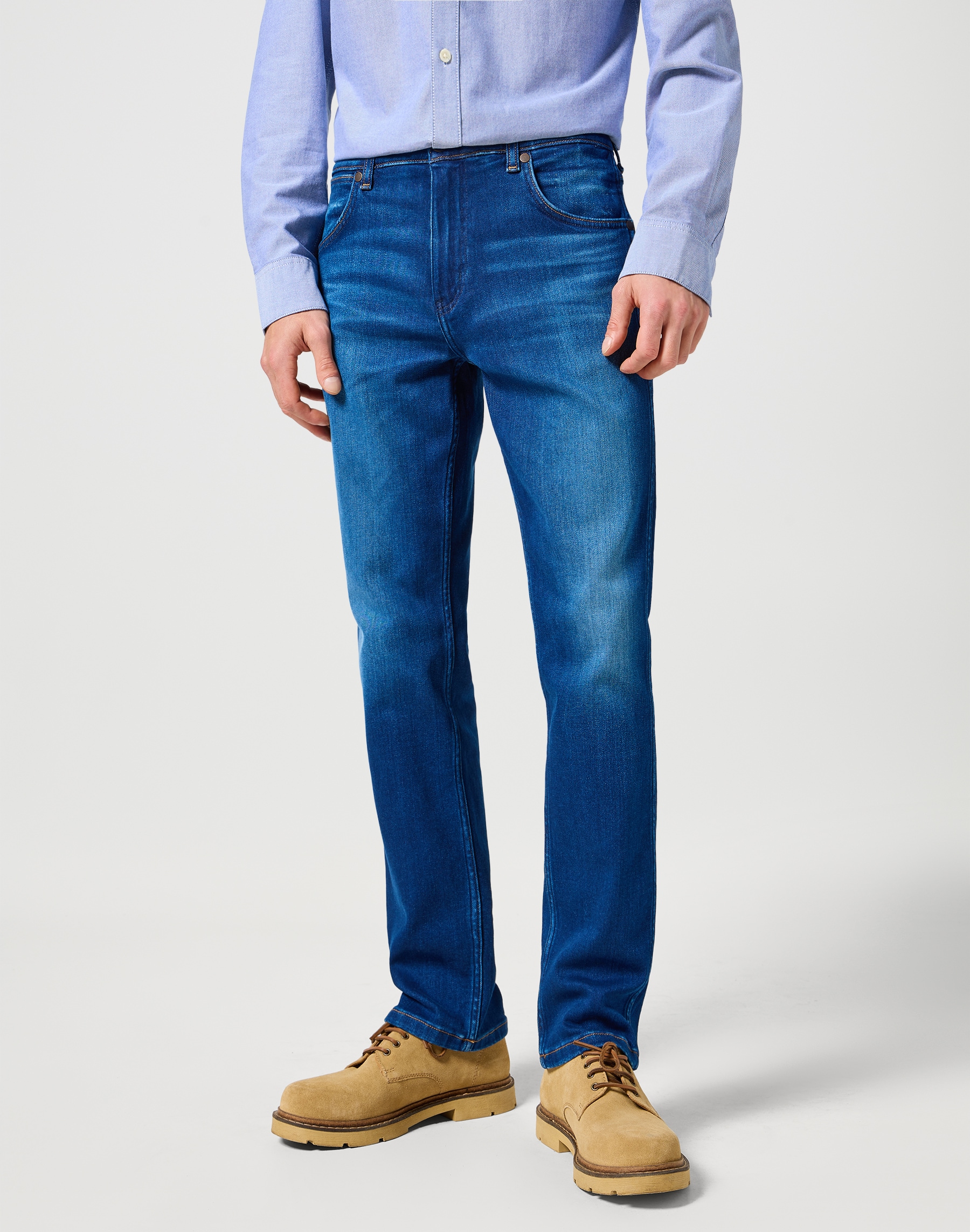 Wrangler 5-Pocket-Jeans »GREENSBORO FREE TO STRETCH«, Free to stretch material