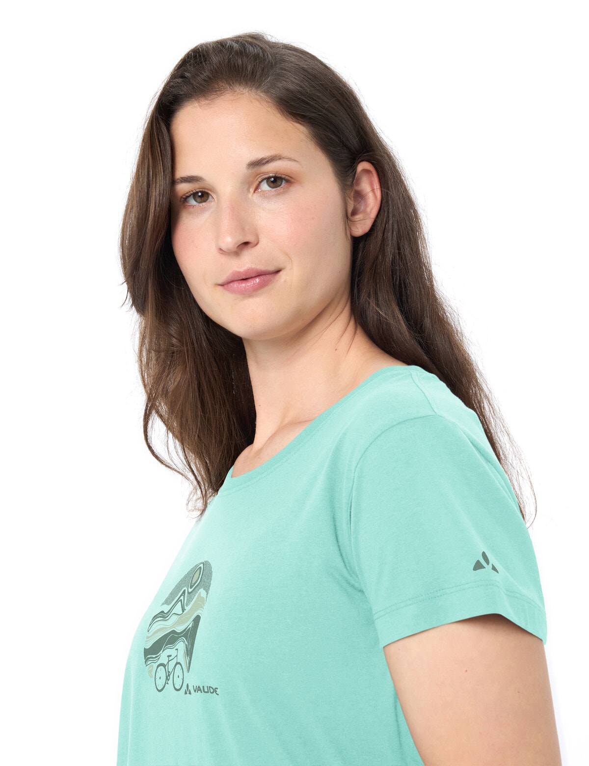 VAUDE Funktionsshirt »WOMEN'S CYCLIST T-SHIRT V« sportliche Passform, Kurzarm, für Radsport und Outdoor-Aktivitäten