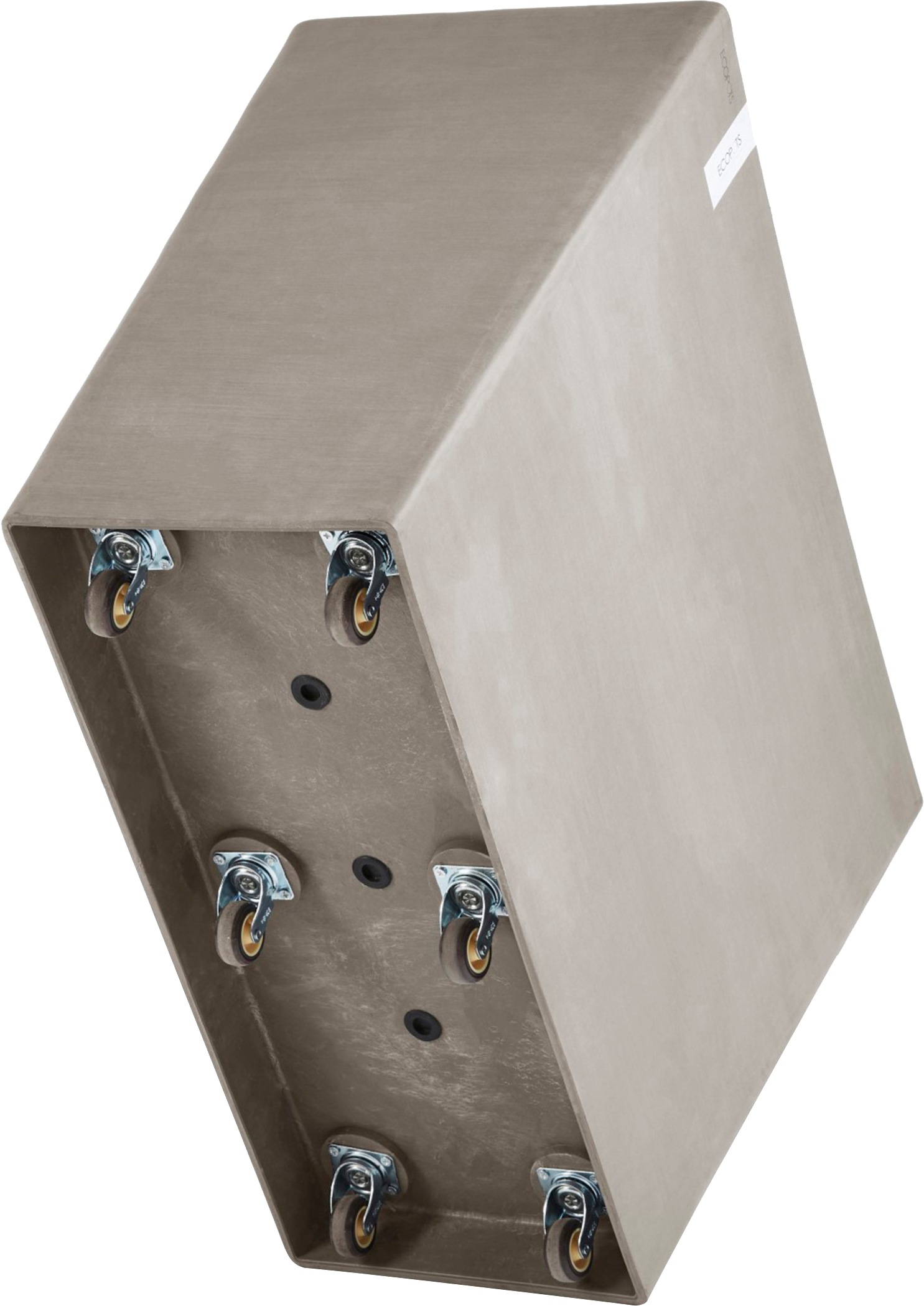ECOPOTS Blumentopf »Paris mit Rollen 85 Taupe«, für den Außenbereich: frostsicher, bruchsicher und lichtbeständig