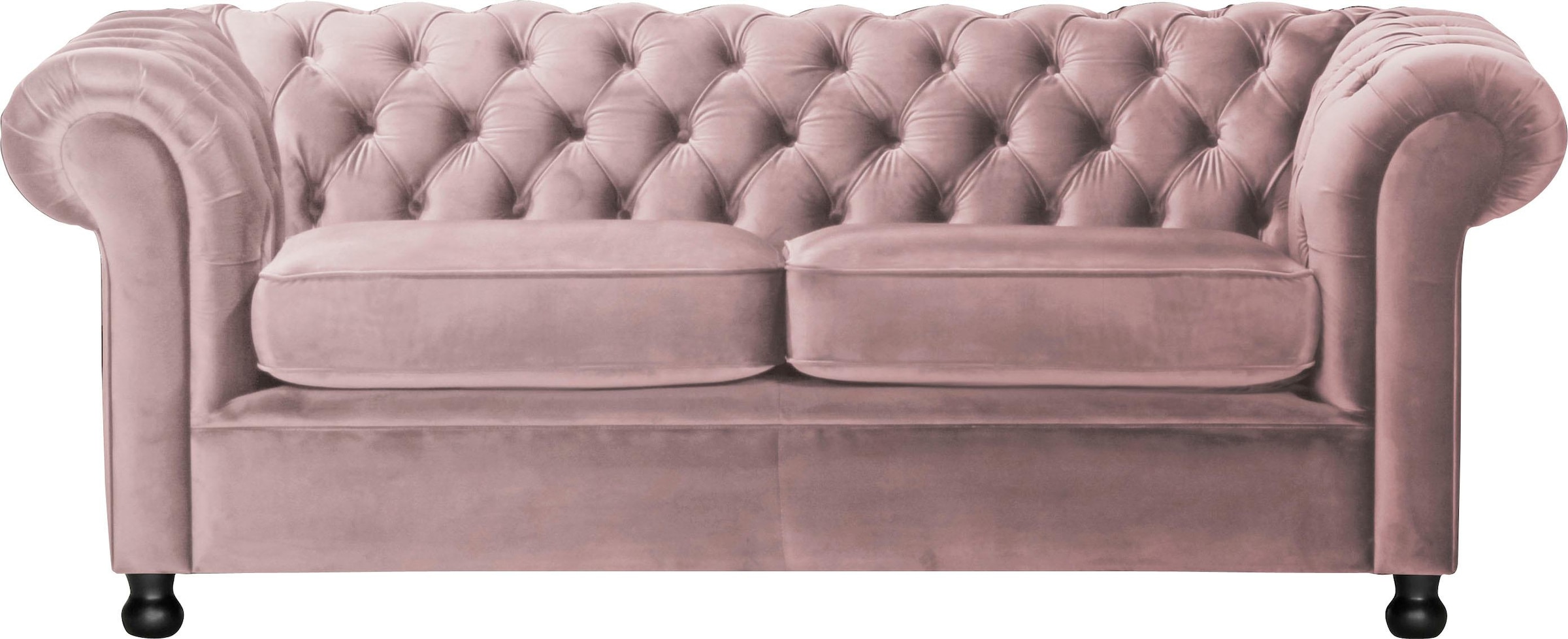 Home affaire Chesterfield-Sofa »Chesterfield Home 3-Sitzer B/T/H: 192/87/75 cn«, mit edler Knopfheftung und typischen Armlehnen