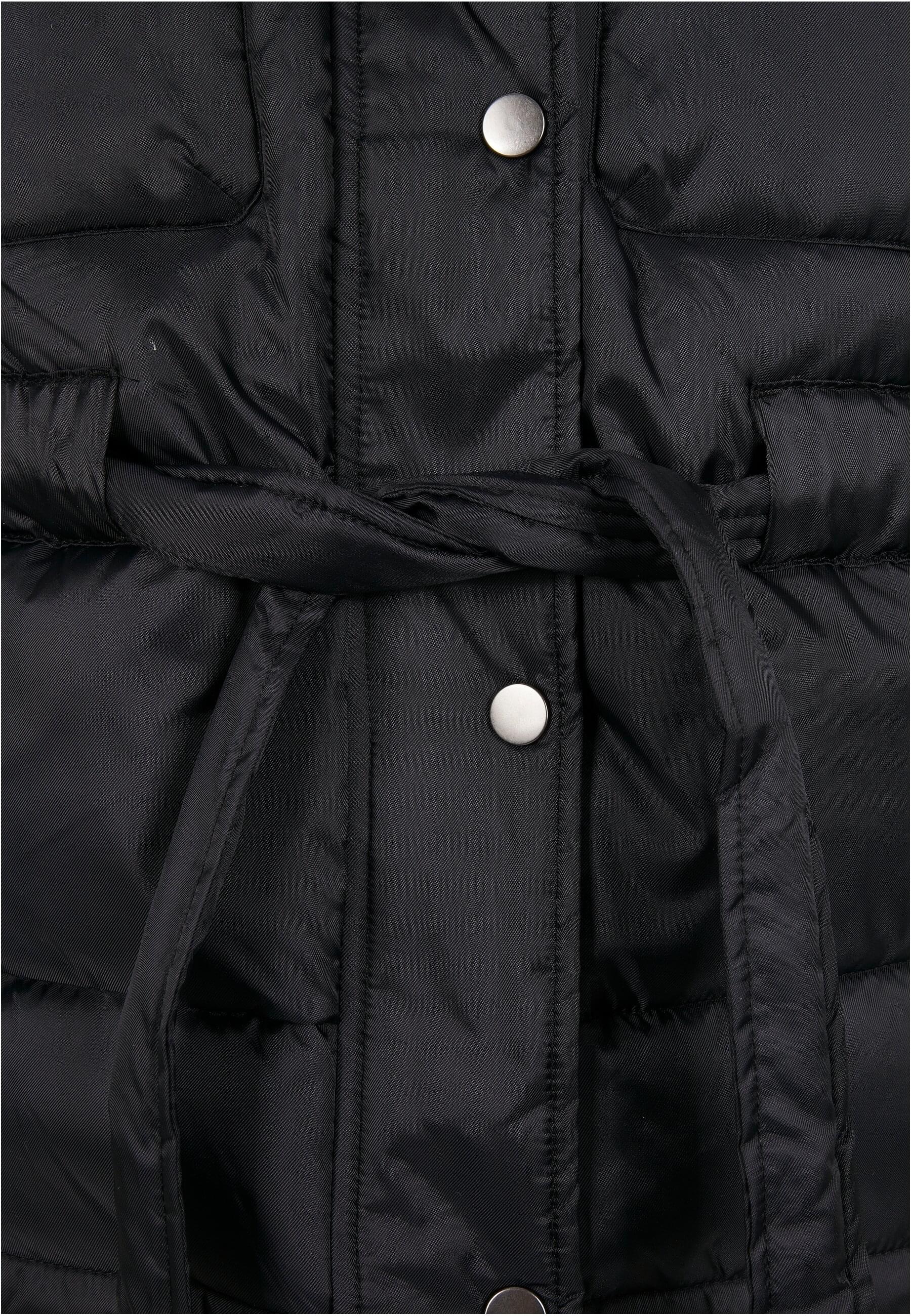 URBAN CLASSICS Winterjacke »Urban Classics Damen Ladies Sherpa Mix Puffer Jacket« 1 Stk. tlg. ohne Kapuze