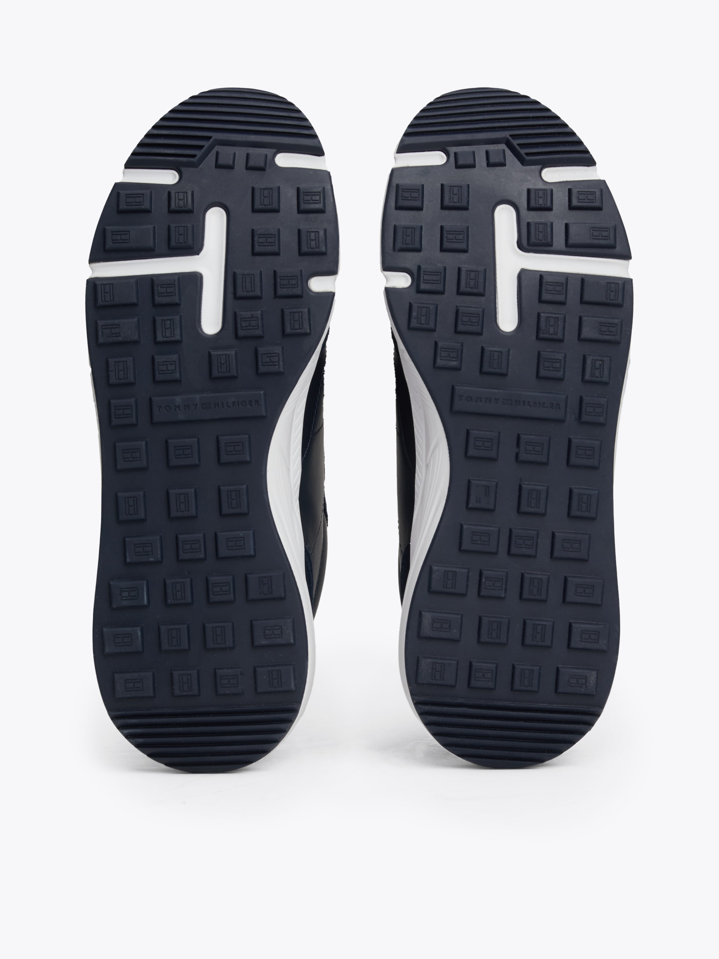 Tommy Hilfiger Keilsneaker »FASTON LTH MIX«, Freizeitschuh, Schnürschuh, Halbschuh mit gepolstertem Schaftrand